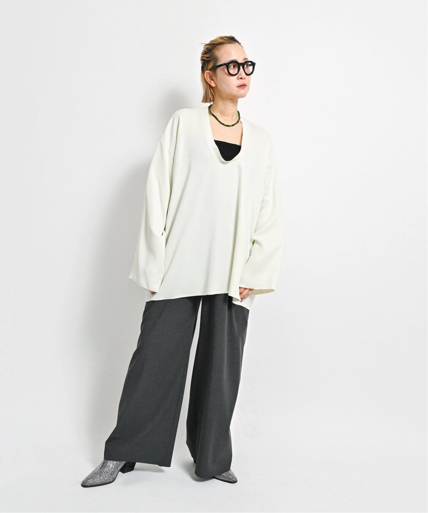 DRAPE NECK ブラウス（シャツ／ブラウス）｜CITYSHOP（シティショップ 