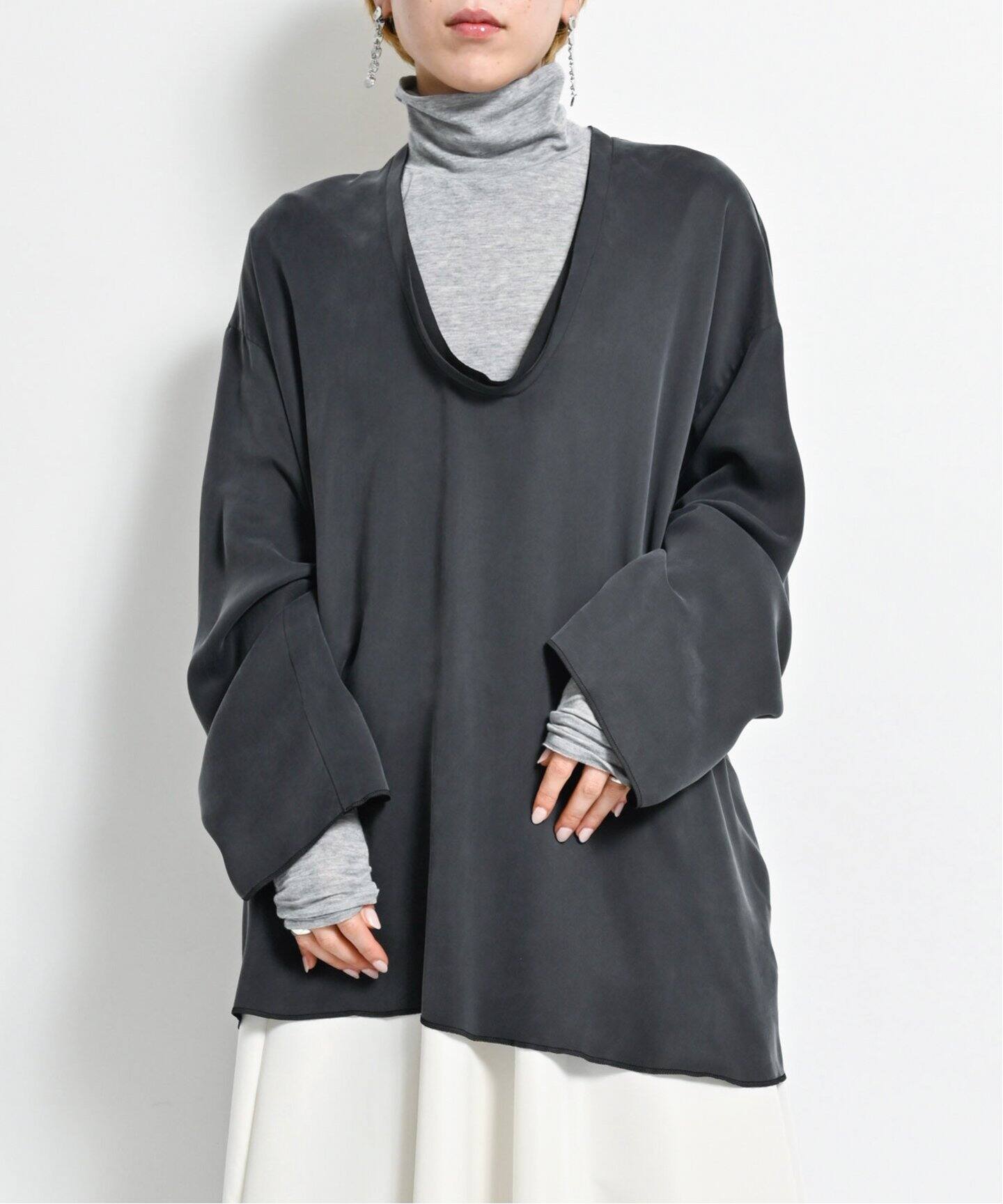 DRAPE NECK ブラウス（シャツ／ブラウス）｜CITYSHOP（シティショップ 