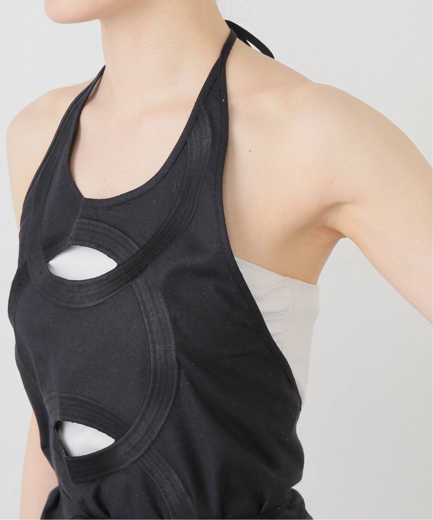 BASERANGE CHAIN APRON TOP TOCHA-WS-SU25：ブラウス（シャツ