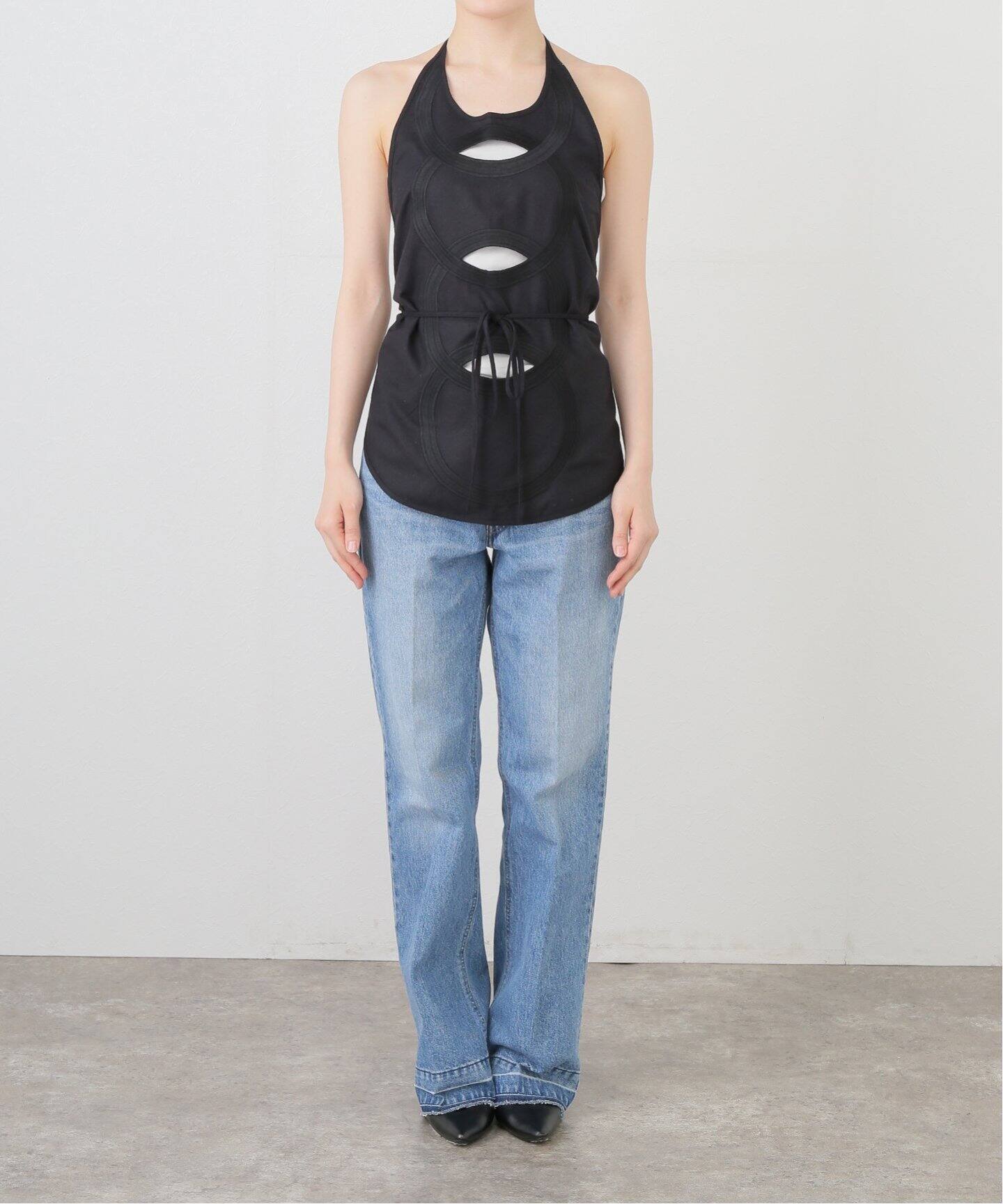 tシャツ 「BASERANGE/ベースレンジ」CHAIN APRON TOP / TOCHA-WS-SU25 レディース IMG_0011_39970516-407b-494f-