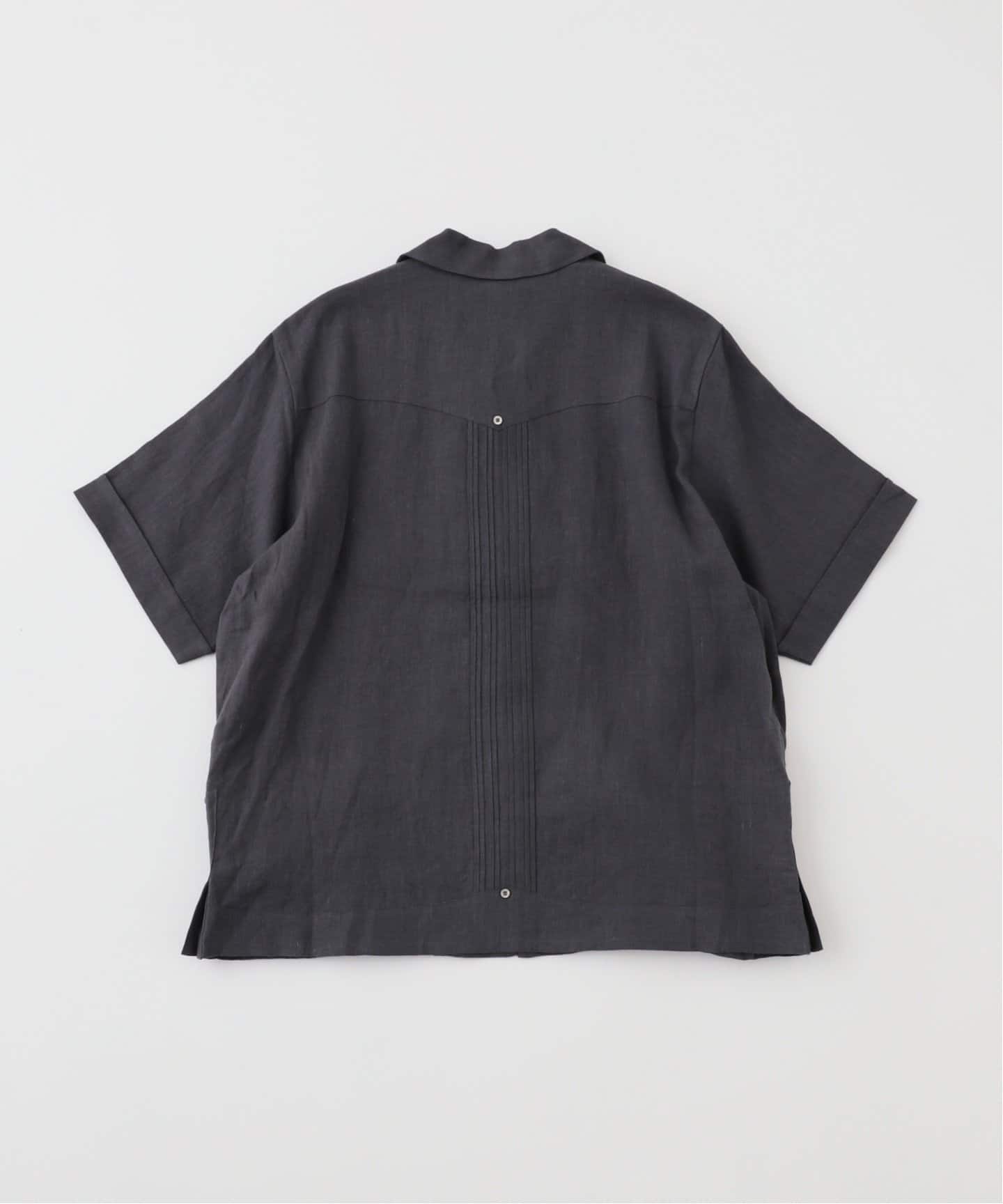 OFF THE CUFF / オフザカフ】CODE EMB OPEN COLLAR SHIRT OTC-13