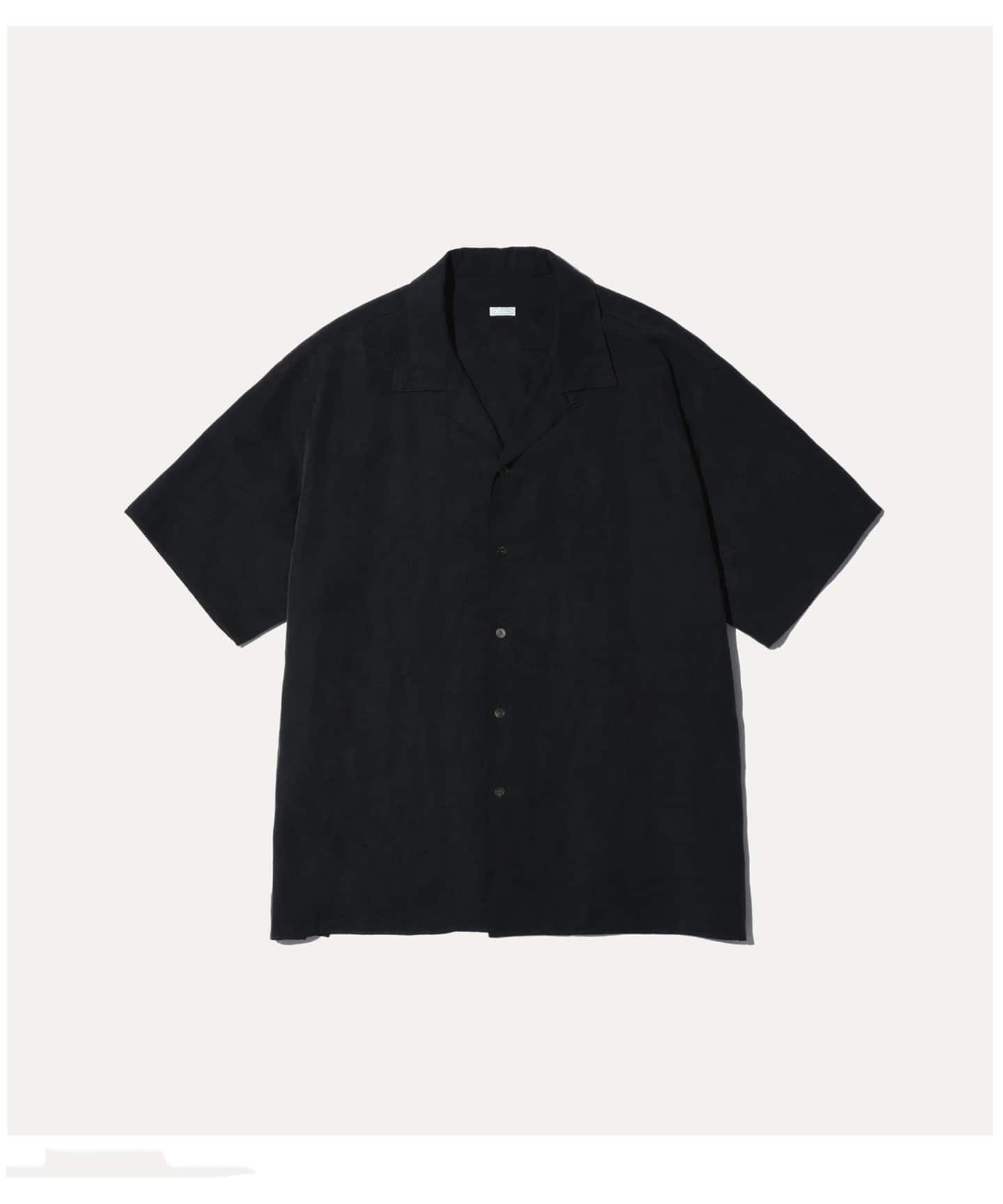 A.PRESSE / アプレッセ】 Silk Linen Open Collar S/S Shir 25SAP-0 2