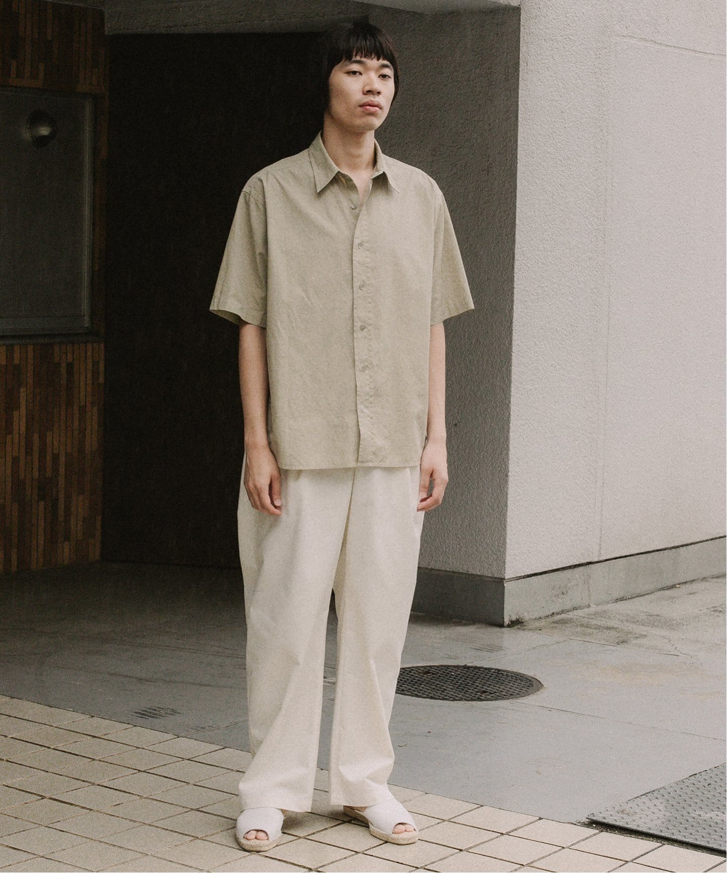 LE エルイー OVER DYE SH シャツ レショップ LE OVER DYE SH（シャツ／ブラウス）｜L'ECHOPPE（レショップ