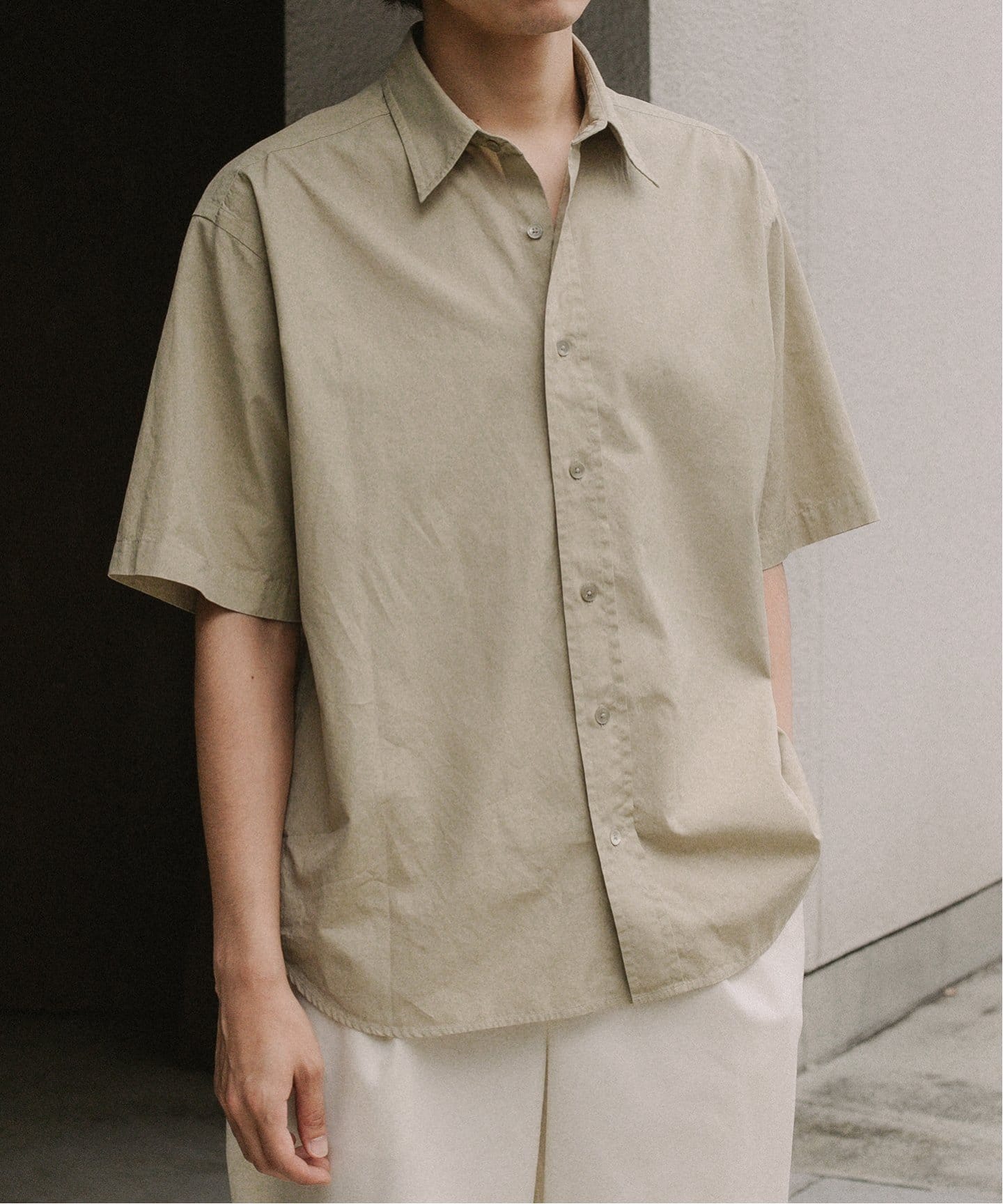 LE エルイー OVER DYE SH シャツ レショップ LE OVER DYE SH（シャツ／ブラウス）｜L'ECHOPPE（レショップ
