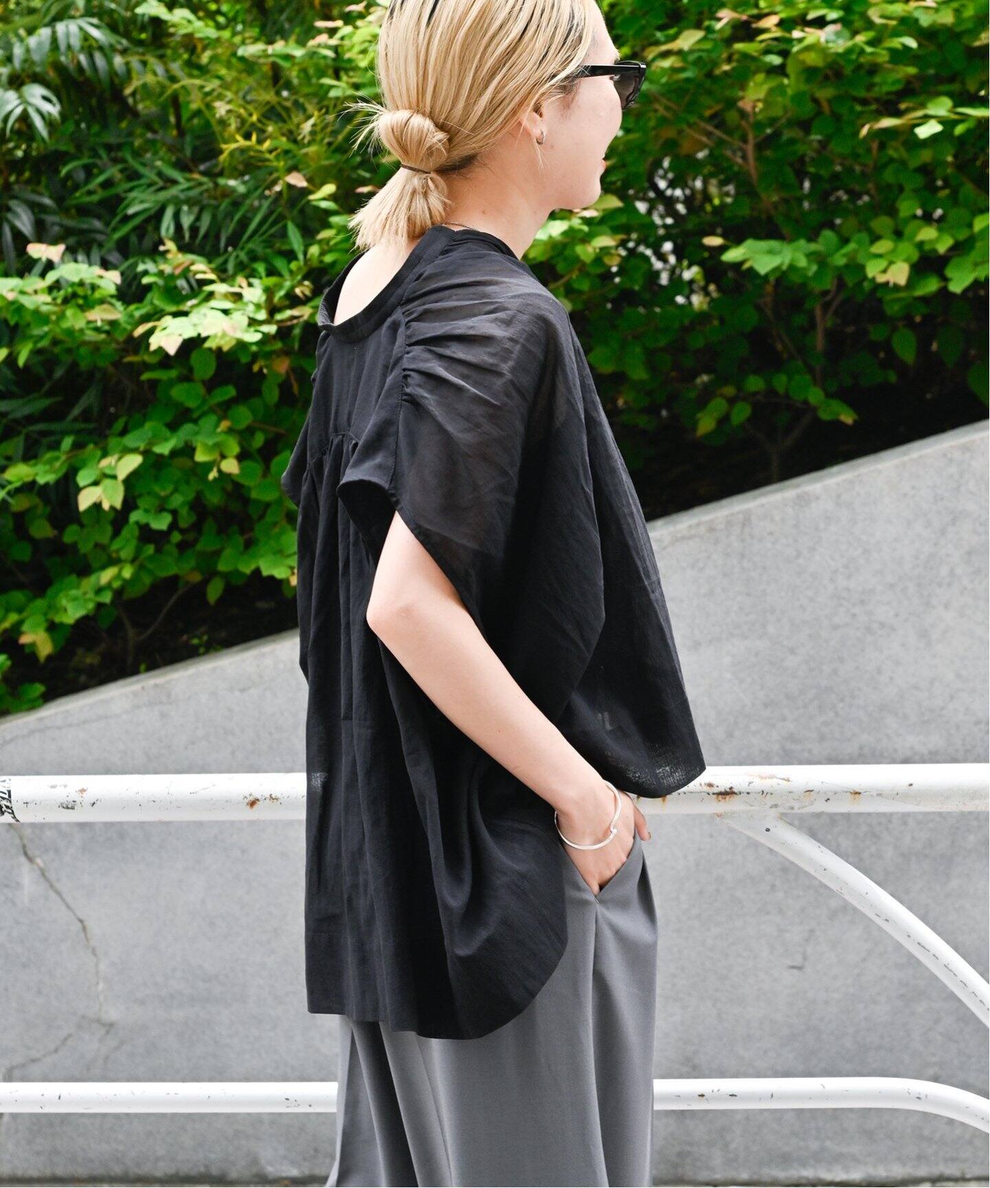 コットンシフォンギャザーF/SLブラウス（シャツ／ブラウス）｜OUTDOOR 