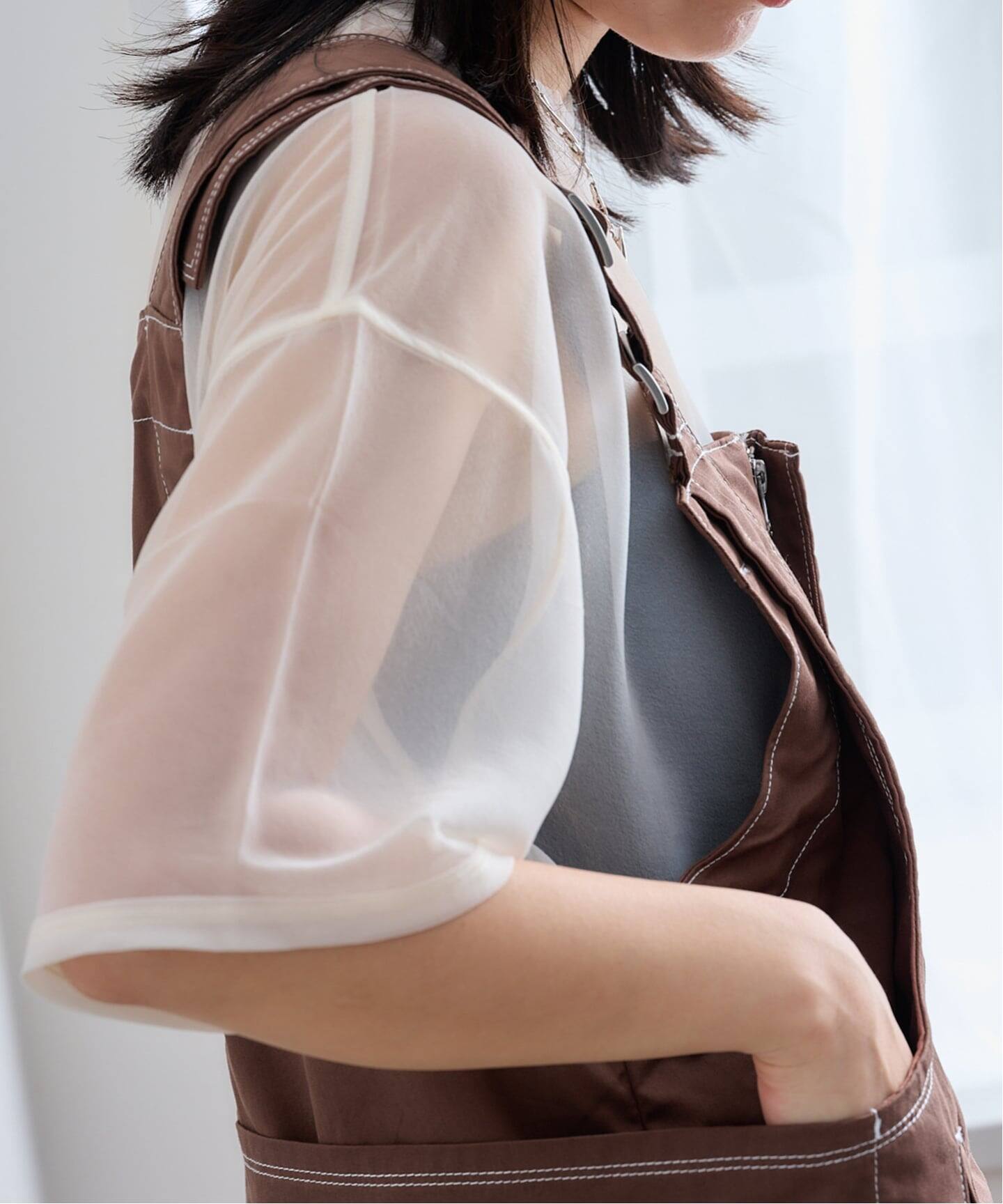 TODAYFUL Halfsleeve Sheer T-shirts 12510613（Tシャツ