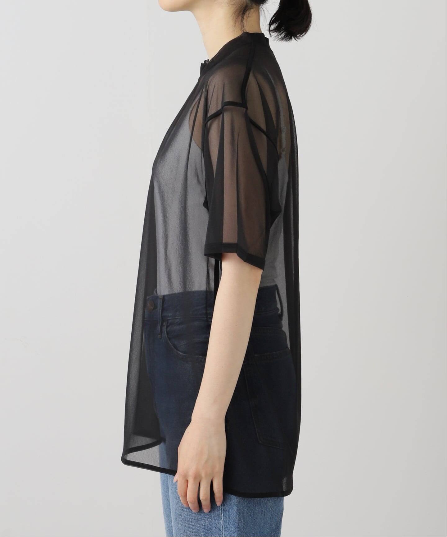 トップス todayful Halfsleeve Sheer T-shirts TODAYFUL/トゥデイフル】Halfsleeve Sheer T-shirts/ハーフスリーブ