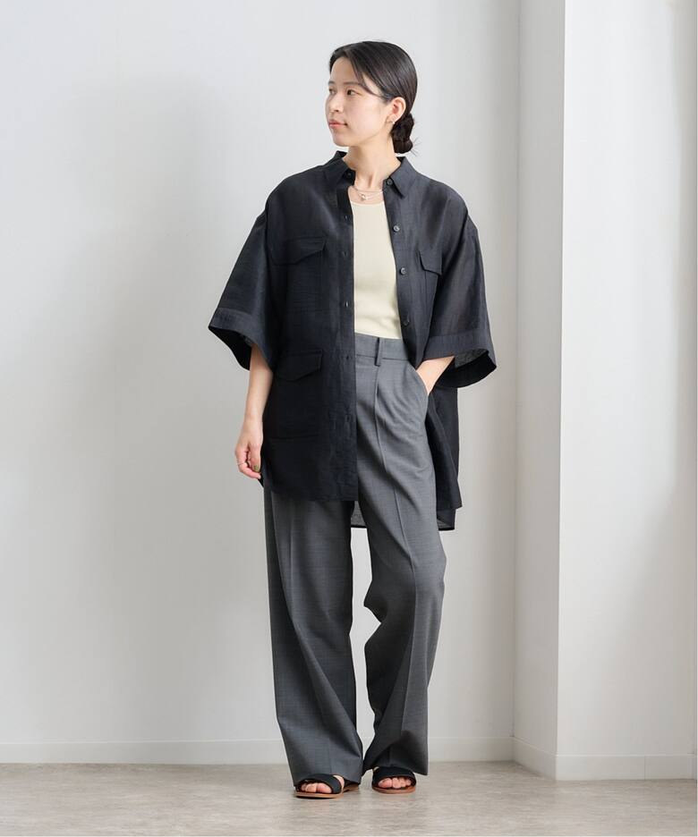 ETRE TOKYO リネンシアーワークシャツ 1225210078（シャツ／ブラウス 