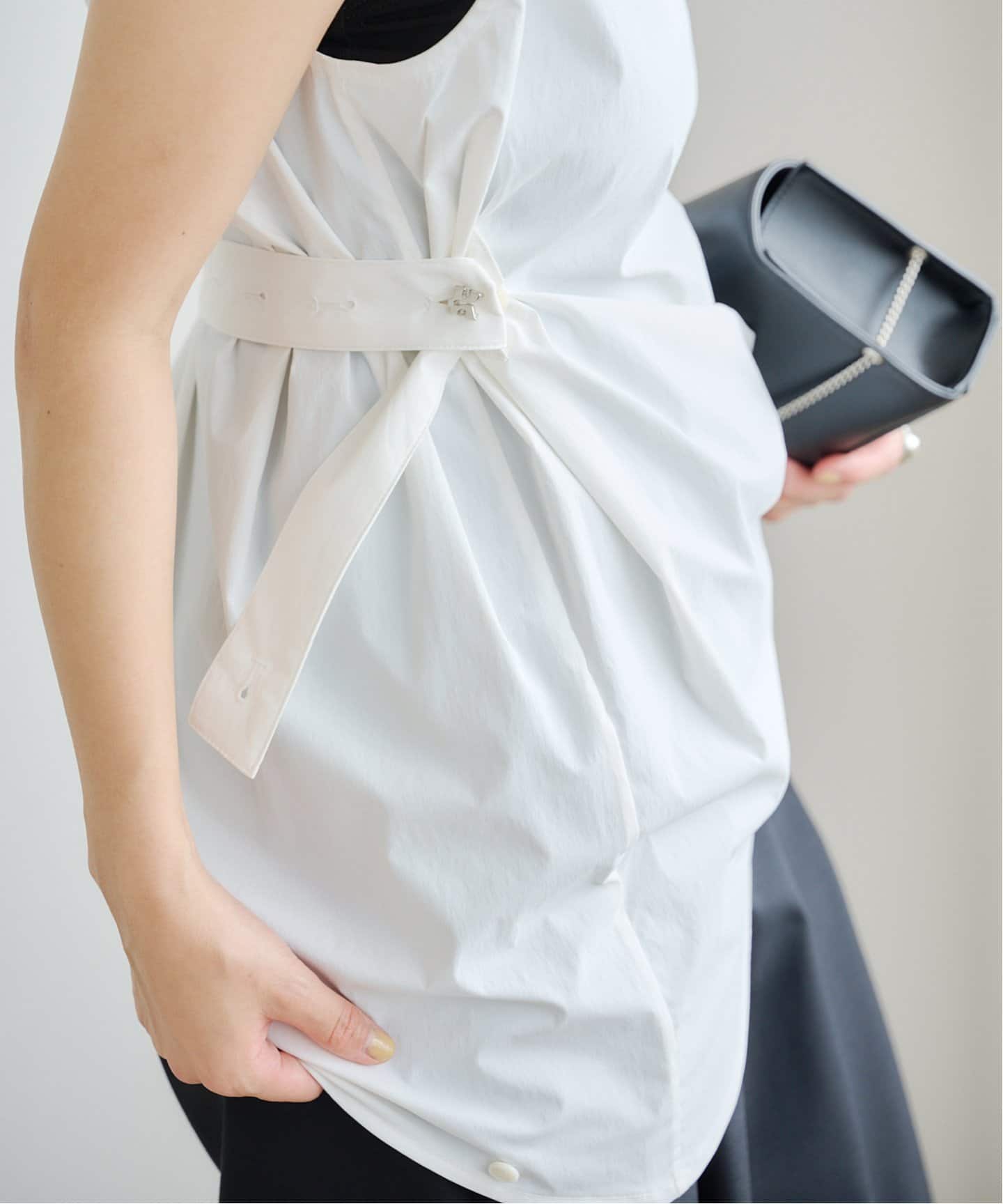 ブラウス シャツ Knuth Marf 2way asymmetry blouse レディース 2way asymmetry blouse/2color | KNUTH MARF
