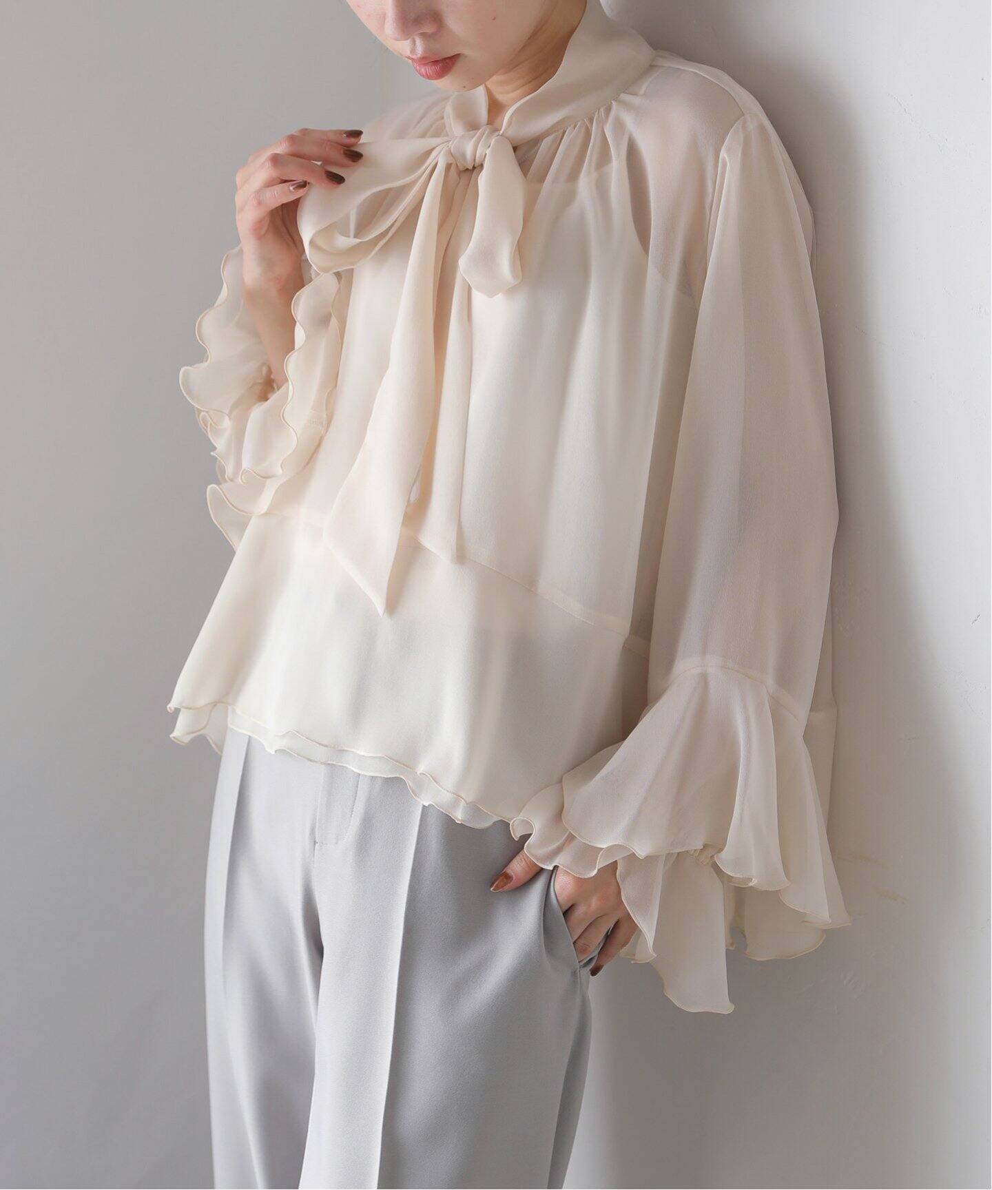 未使用　LaTotalite　ラトータリテ　ボウタイブラウス La TOTALITE - 新品☆LaTotalite/ラトータリテ ドット2WAY