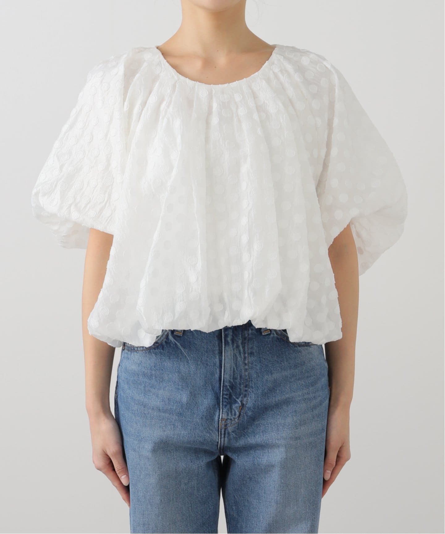 ブラウス シャツ TORRAZZO DONNA ドットバルーンブラウス レディース セール】TORRAZZO DONNA ドットバルーンブラウス（シャツ