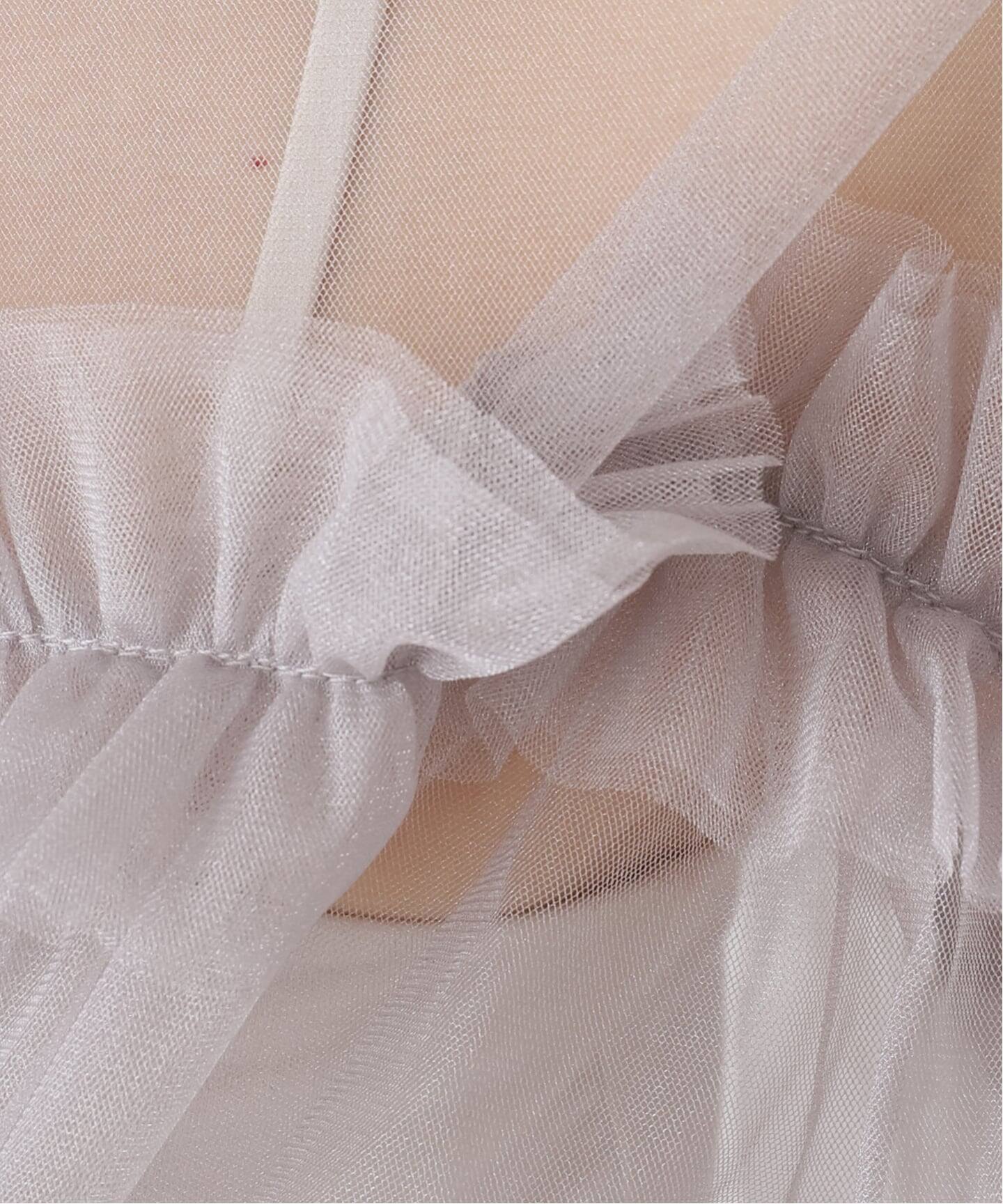 フリルスリーブチュールブラウス（シャツ／ブラウス）｜La Totalite