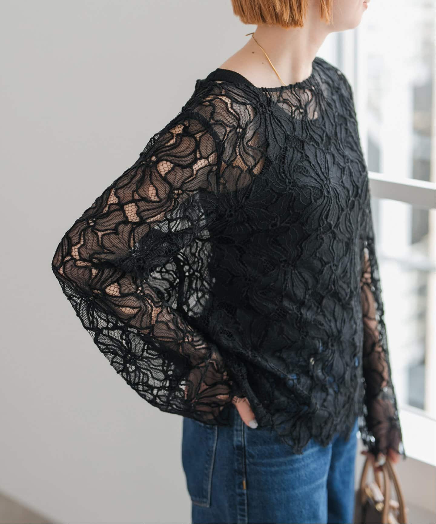 モールレースブラウス（シャツ／ブラウス）｜Spick and Span（スピック