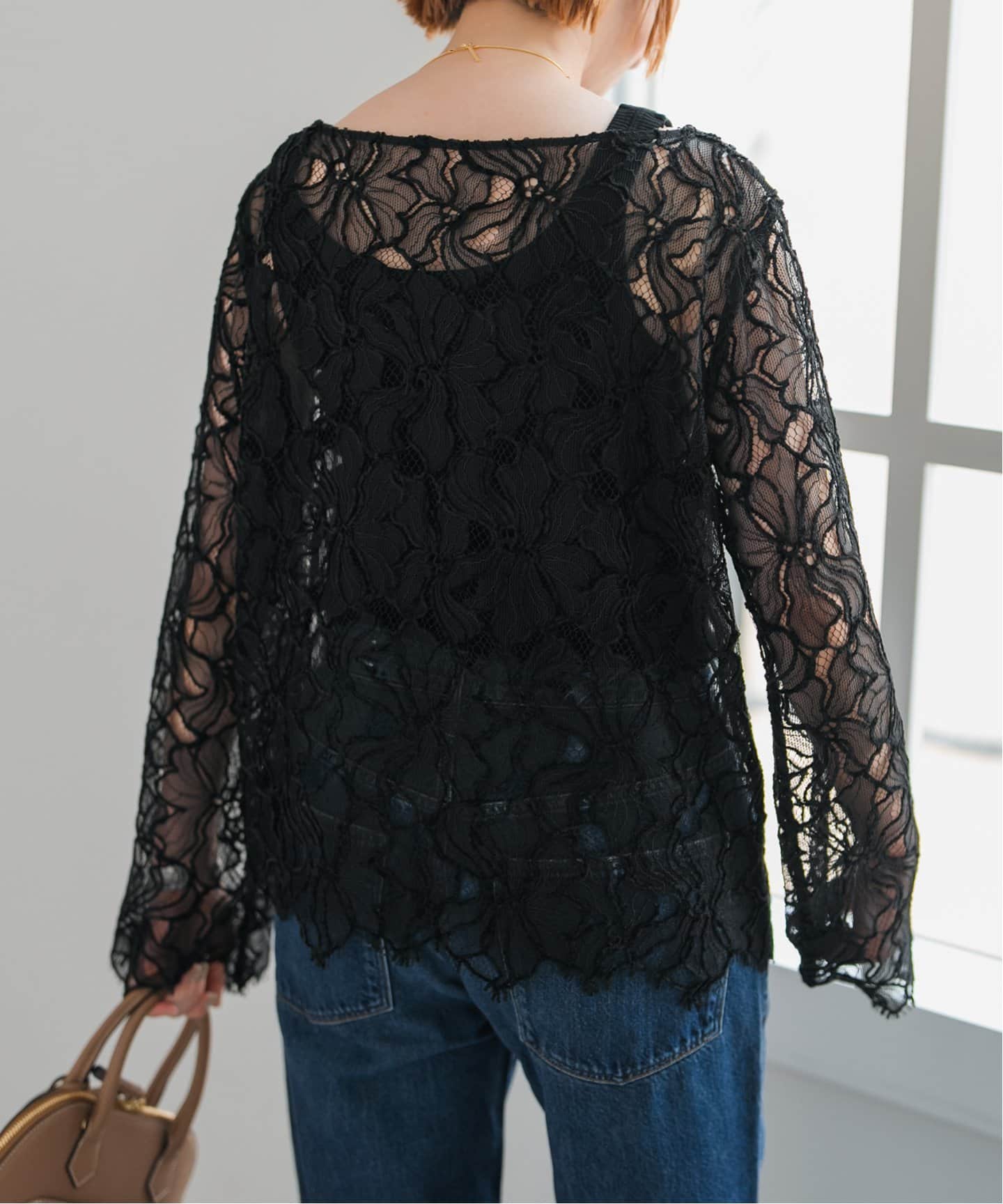 モールレースブラウス（シャツ／ブラウス）｜Spick and Span（スピック