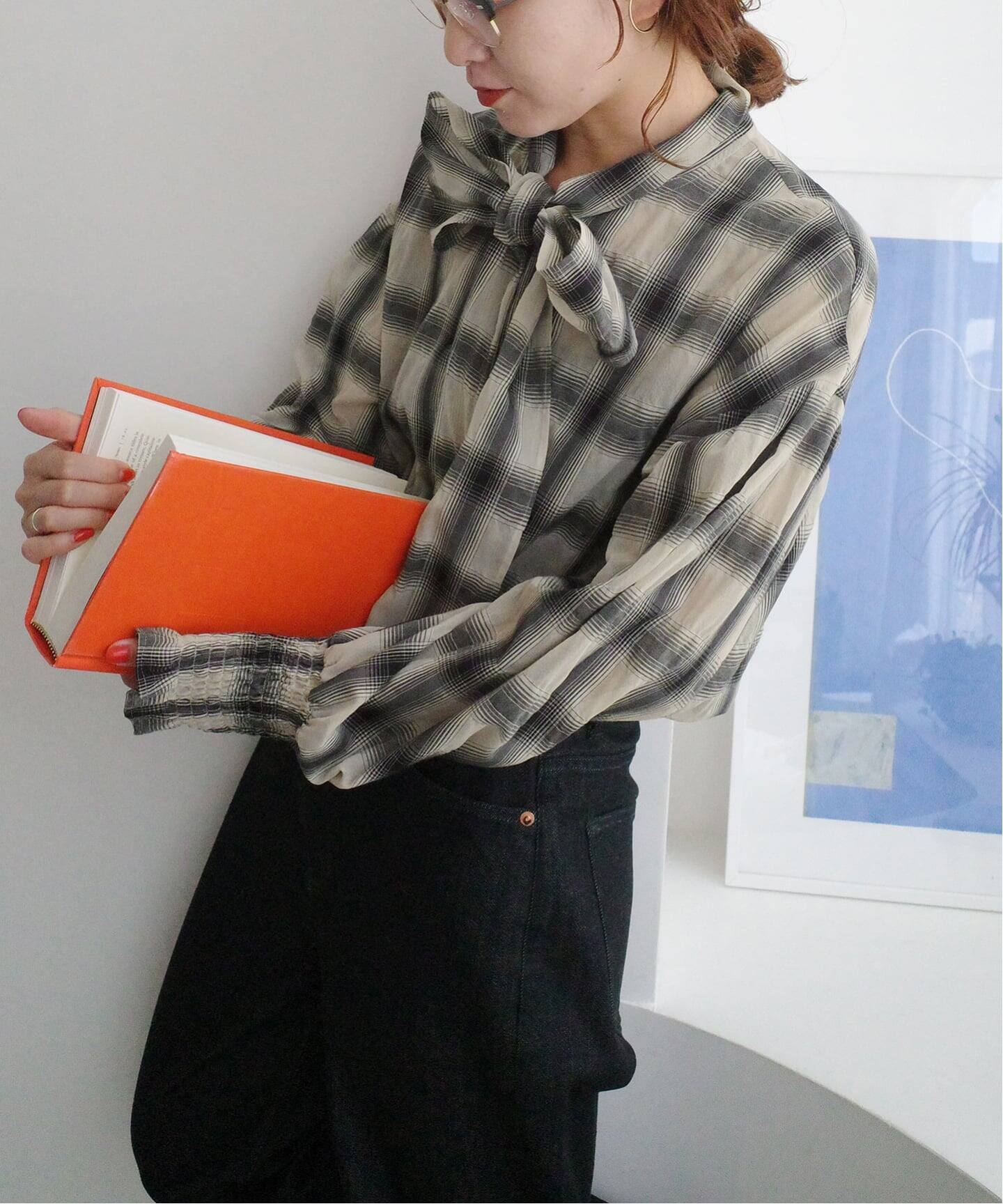 オンブレボウタイブラウス（シャツ／ブラウス）｜Spick and Span