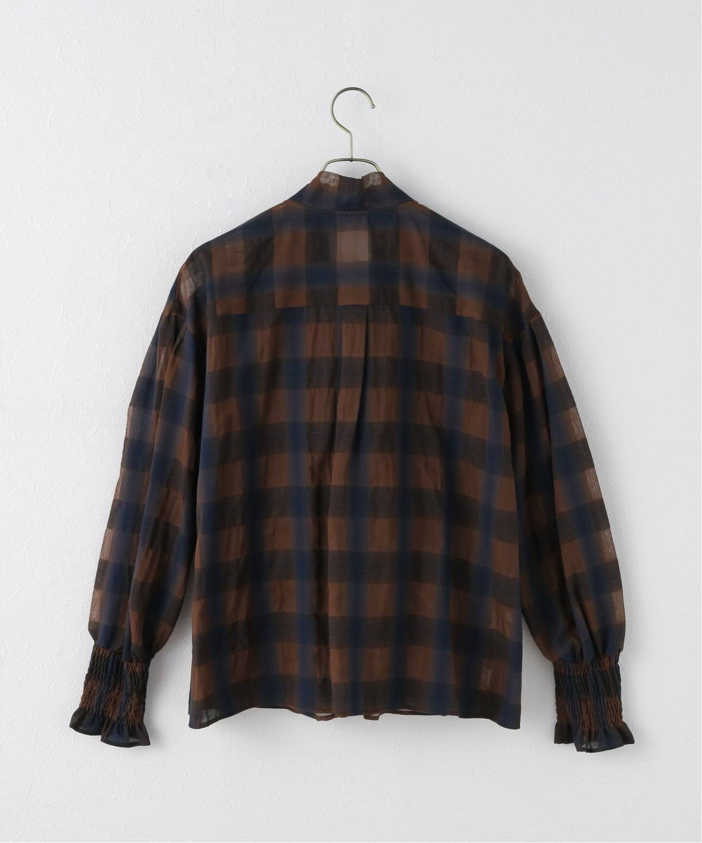 WEB限定 / 追加》オンブレボウタイブラウス（シャツ／ブラウス