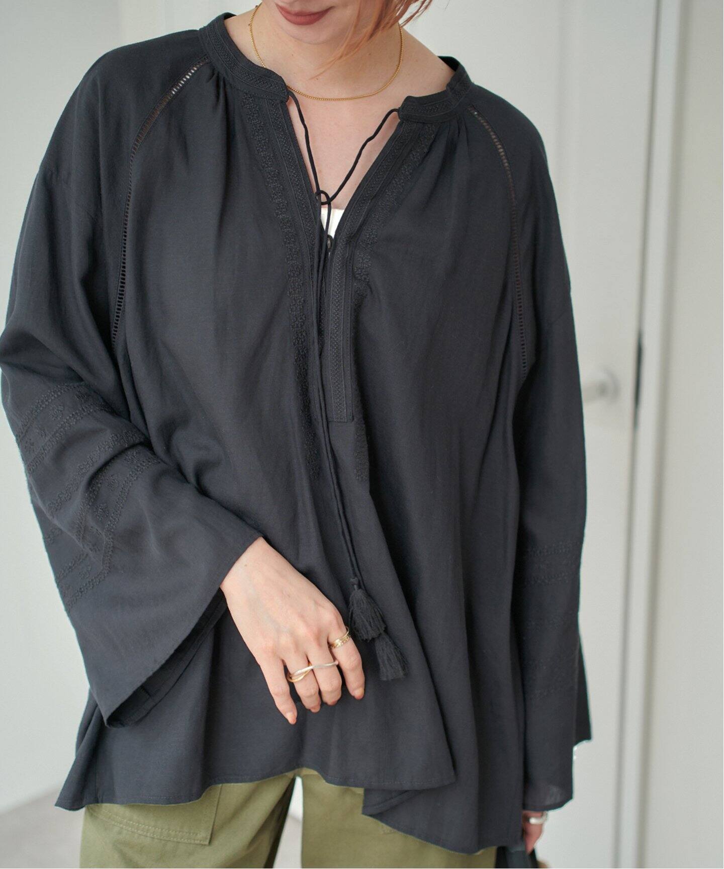 刺繍ブラウス（シャツ／ブラウス）｜Spick & Span（スピック＆スパン 
