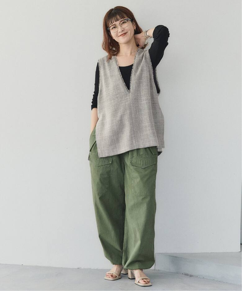 リネンブレンドツイードベスト（ベスト）｜Spick and Span（スピック  