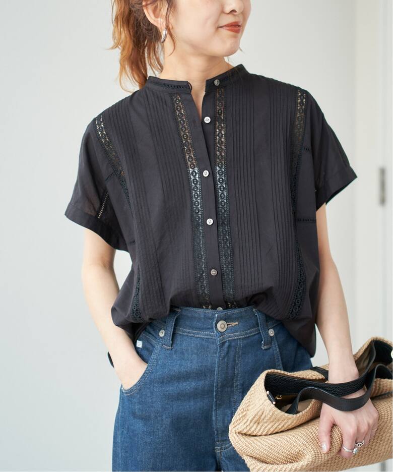 ケミカルレースフレンチブラウス（シャツ／ブラウス）｜Spick and Span  