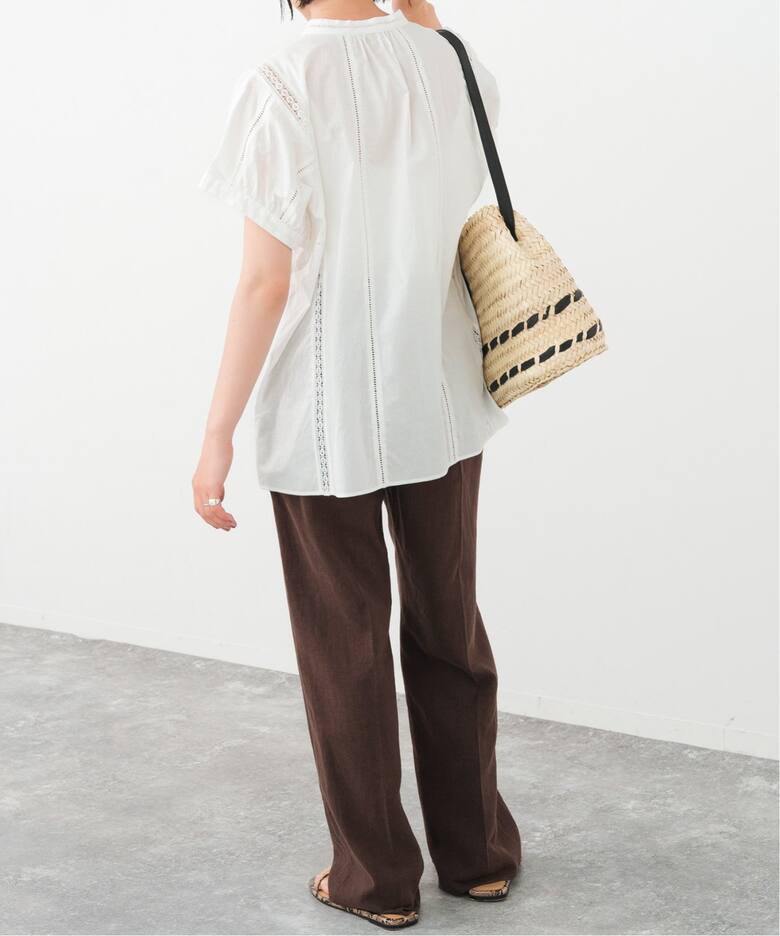 ケミカルレースフレンチブラウス（シャツ／ブラウス）｜Spick and Span  