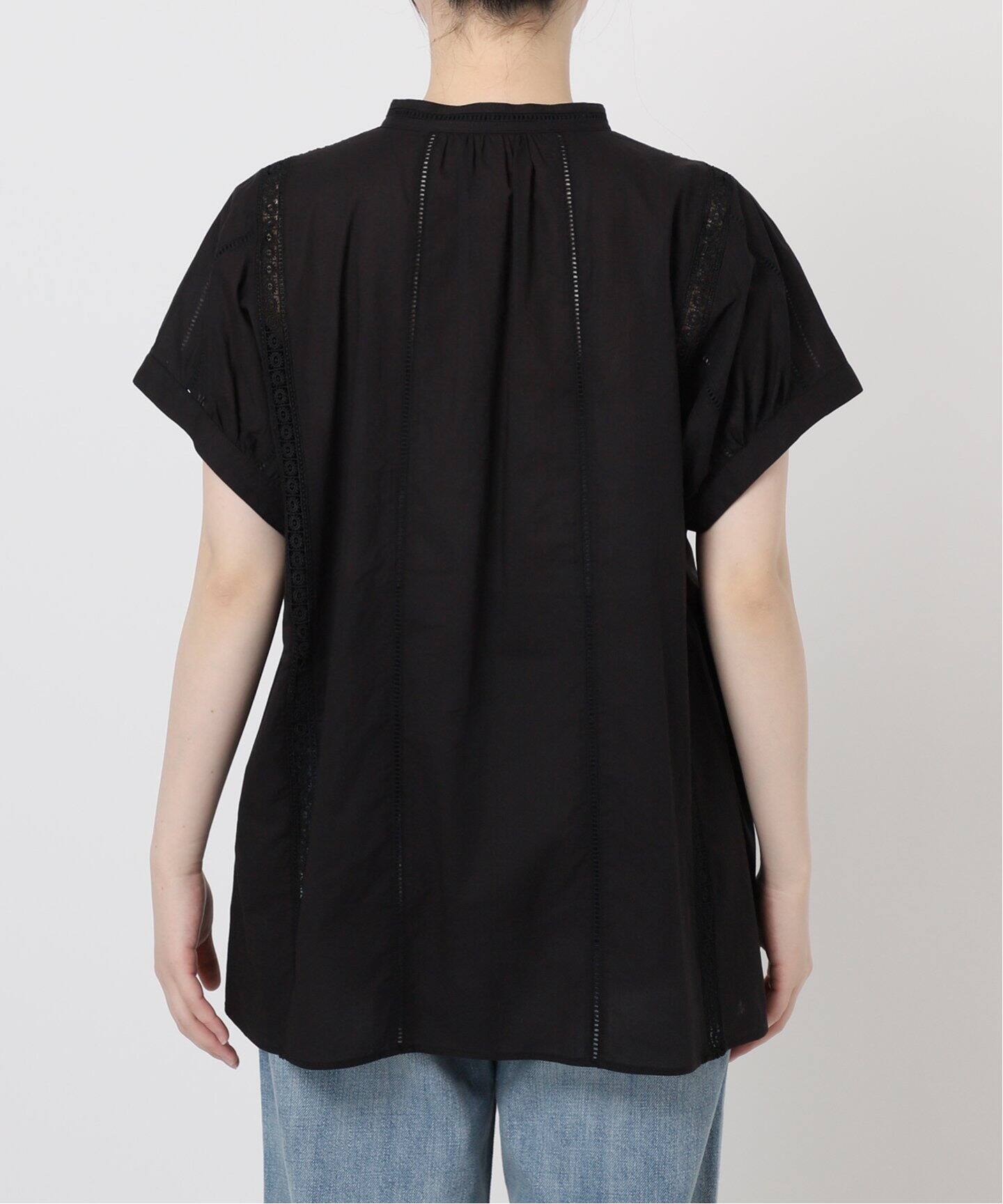 ケミカルレースフレンチブラウス（シャツ／ブラウス）｜Spick and Span