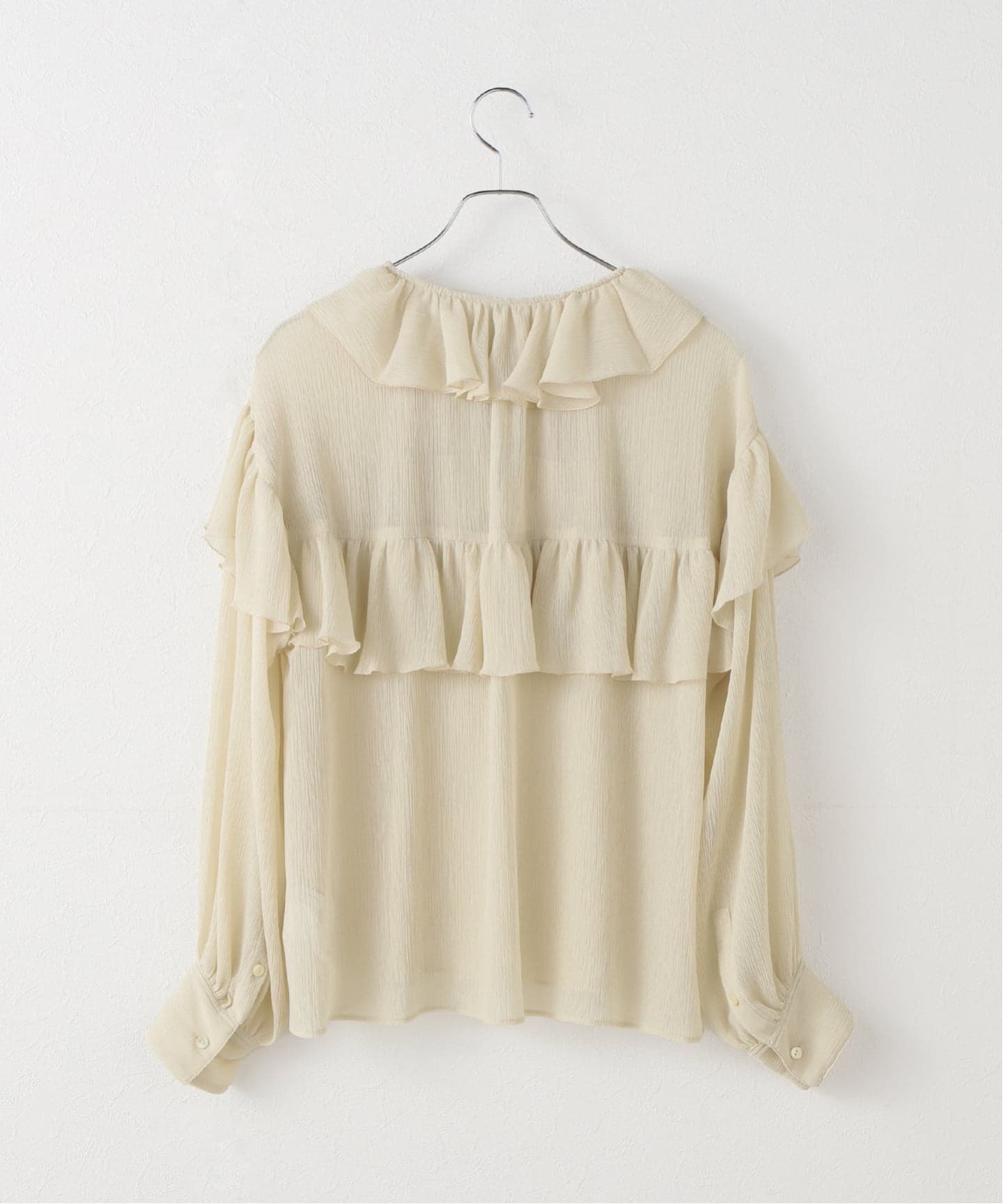 フリル楊柳ブラウス（シャツ／ブラウス）｜Spick and Span（スピック