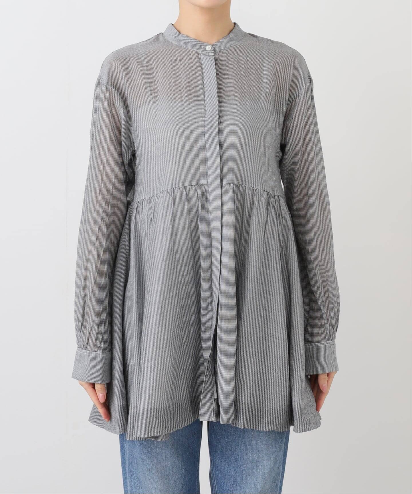 コットンシルクティアードチュニック（シャツ／ブラウス）｜Spick and