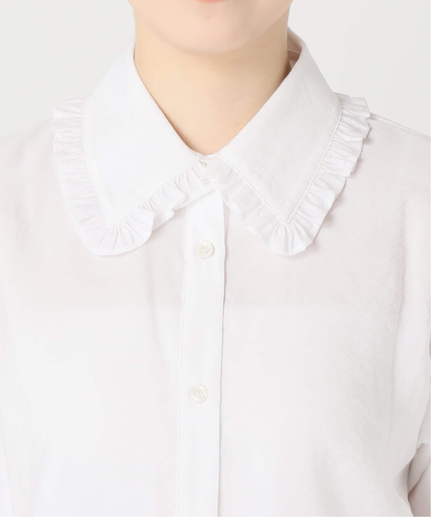 定価¥14,300 Spick&Spanフリルカラーブラウス　フリルブラウス 追加予約》フリルカラーブラウス（シャツ／ブラウス）｜Spick