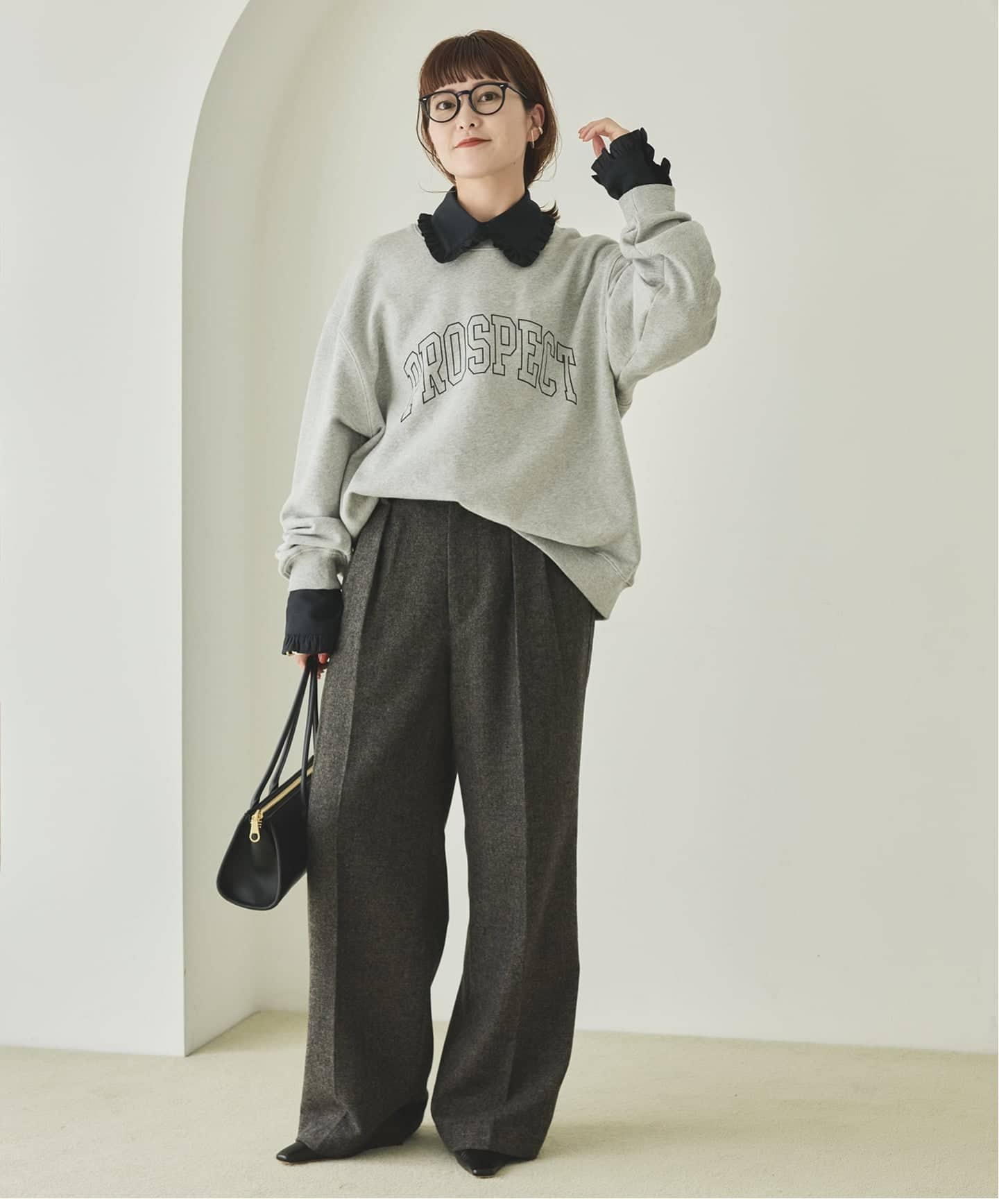 定価¥14,300 Spick&Spanフリルカラーブラウス　フリルブラウス 追加》フリルカラーブラウス（シャツ／ブラウス）｜Spick and