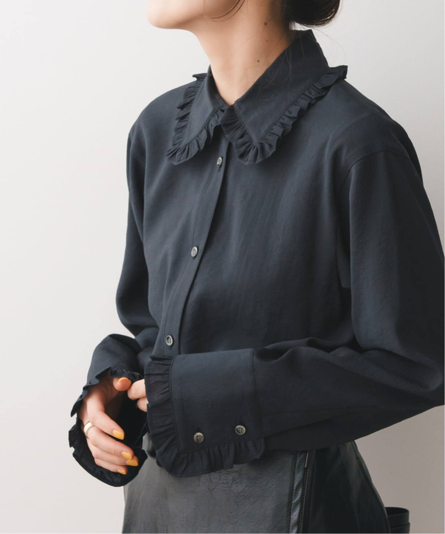 追加2》フリルカラーブラウス（シャツ／ブラウス）｜Spick and Span