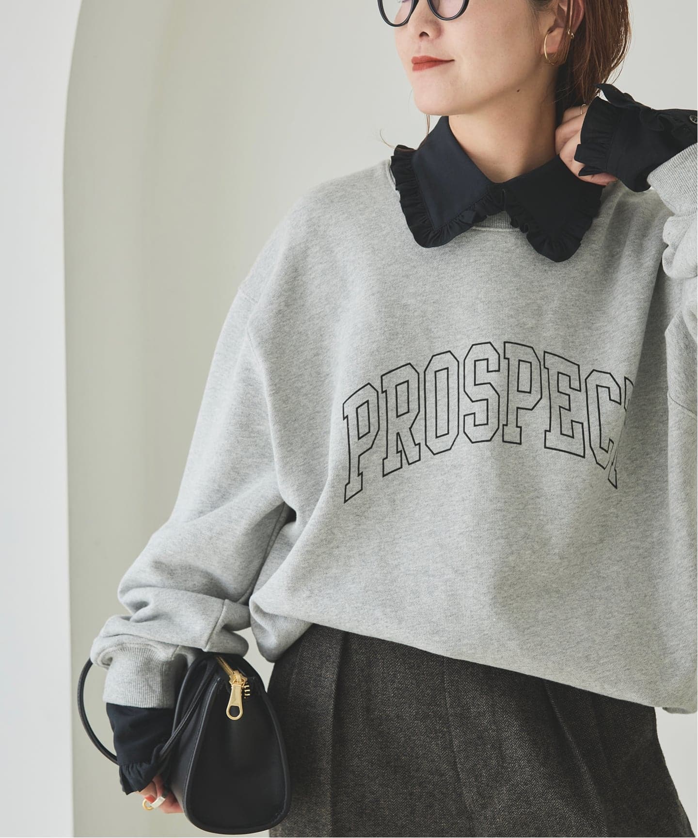 定価¥14,300 Spick&Spanフリルカラーブラウス　フリルブラウス 追加予約》フリルカラーブラウス（シャツ／ブラウス）｜Spick