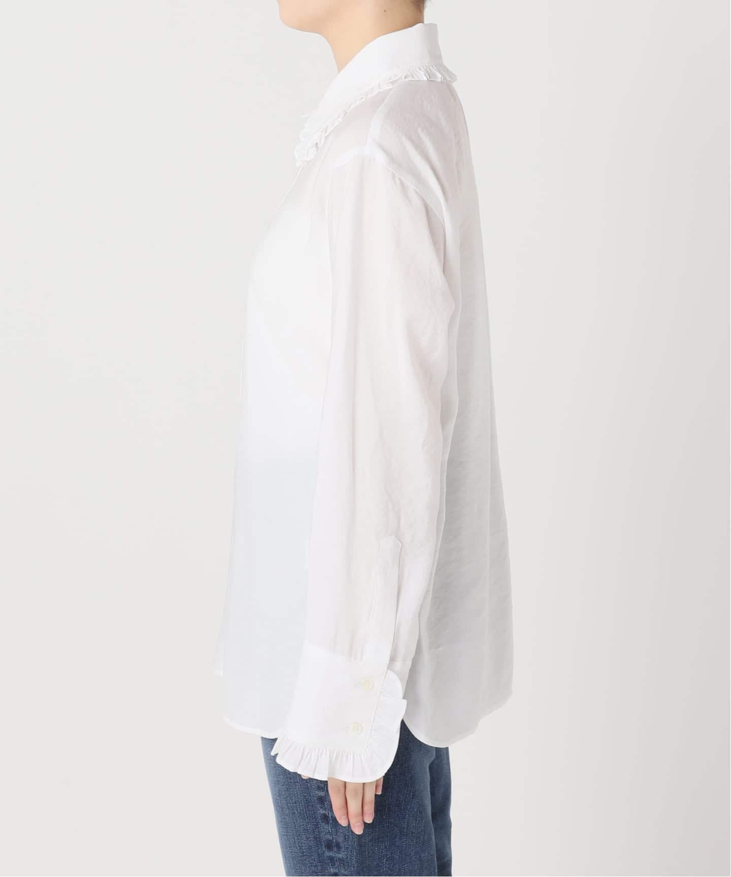 定価¥14,300 Spick&Spanフリルカラーブラウス　フリルブラウス 追加予約》フリルカラーブラウス（シャツ／ブラウス）｜Spick and Span