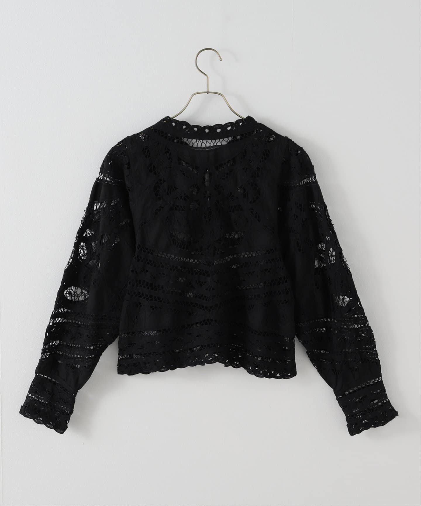 Spick and Span レースチェックシャツ　ブラック 追加》コットンボイルチェックシャツ（シャツ／ブラウス