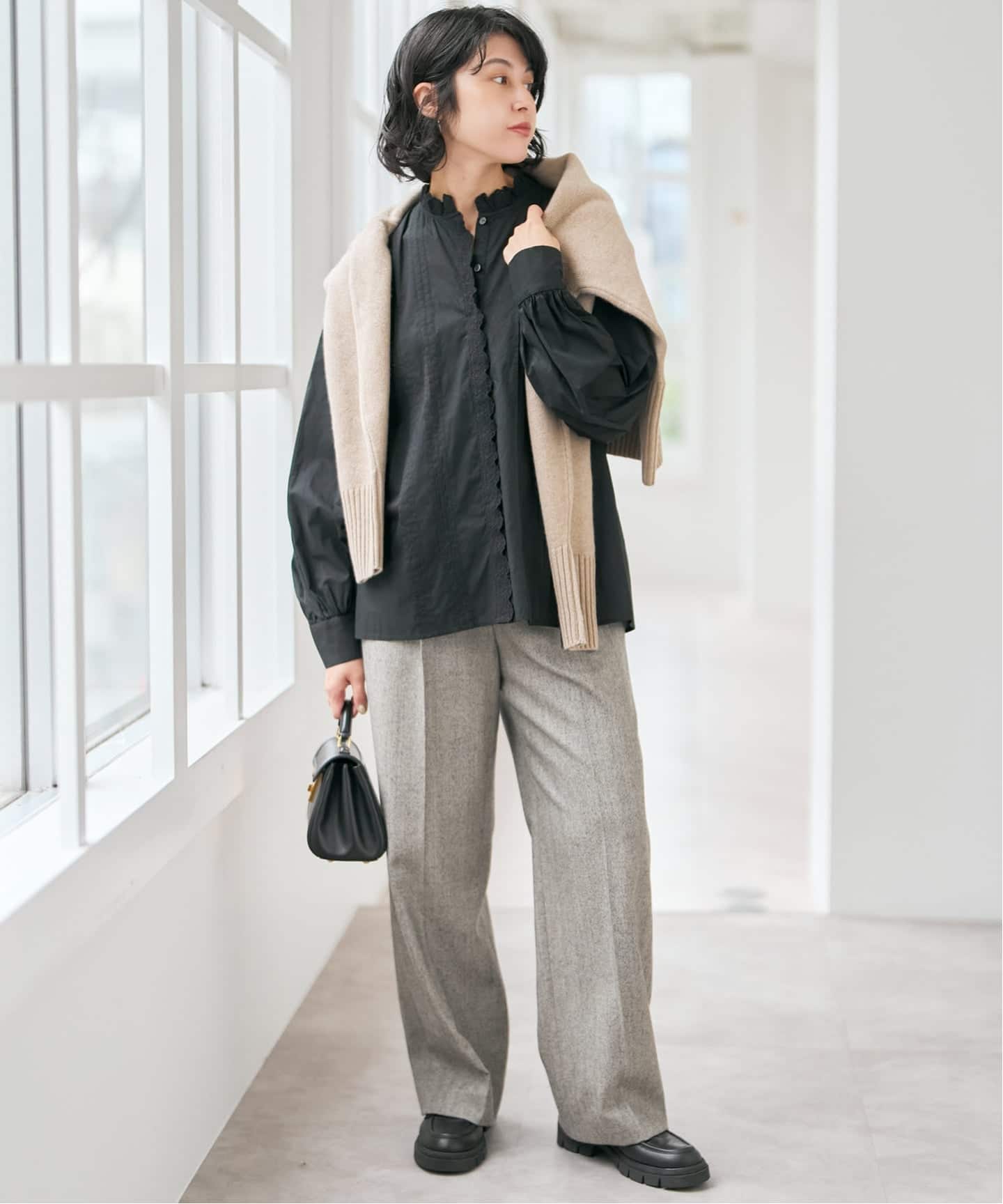 レースフリルブラウス（シャツ／ブラウス）｜Spick and Span（スピック