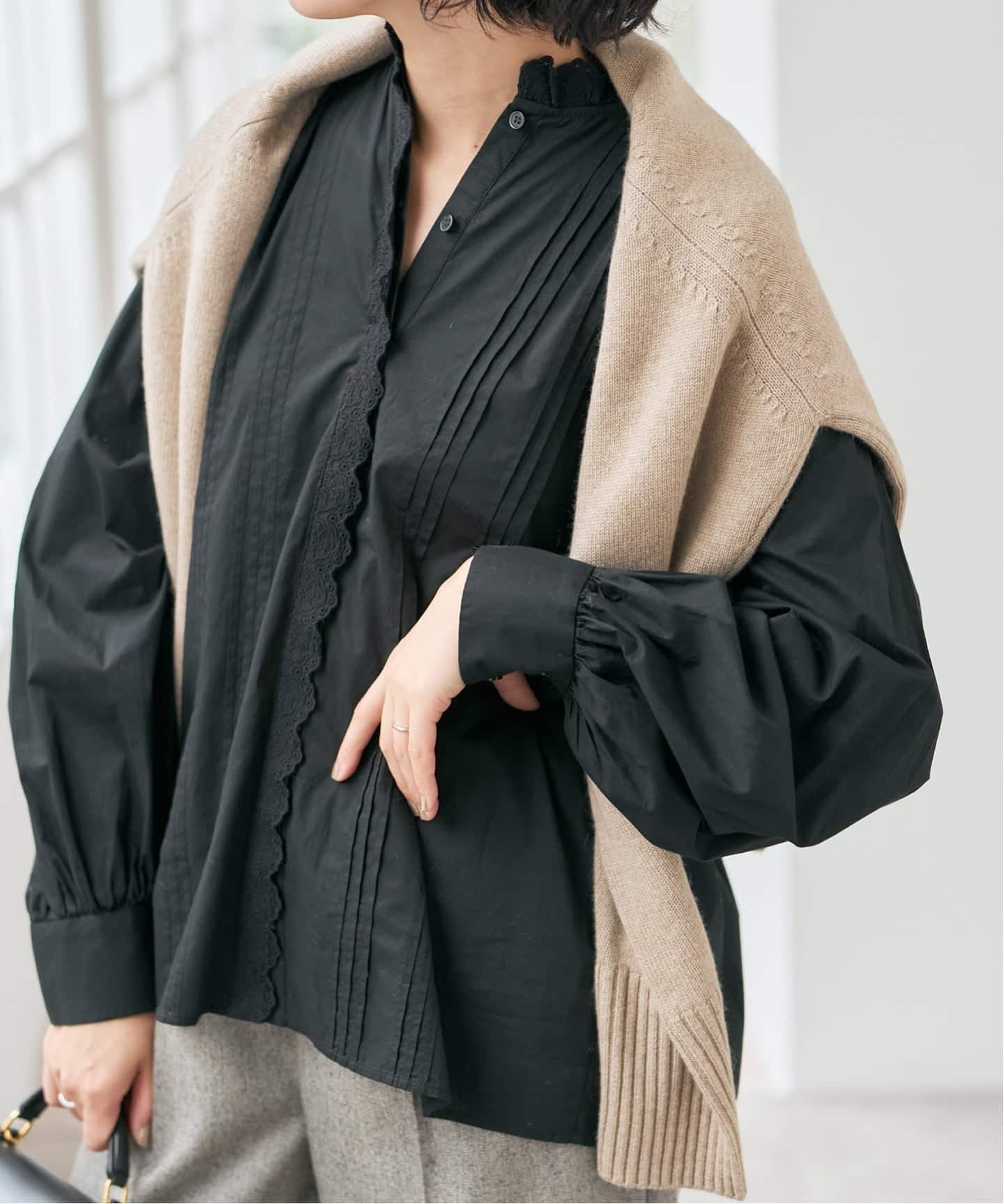 レースフリルブラウス（シャツ／ブラウス）｜Spick and Span（スピック