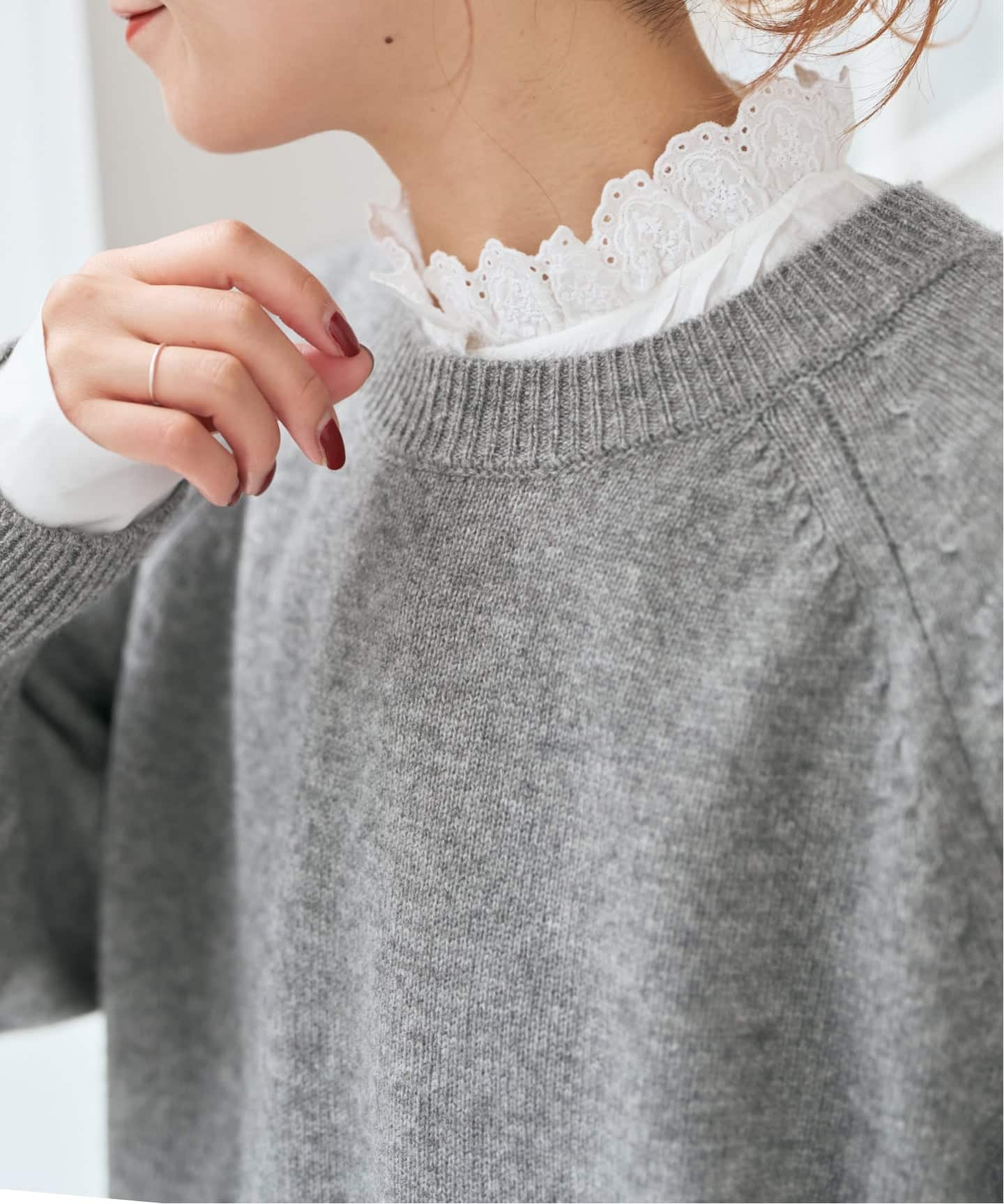 レースフリルブラウス（シャツ／ブラウス）｜Spick and Span（スピック