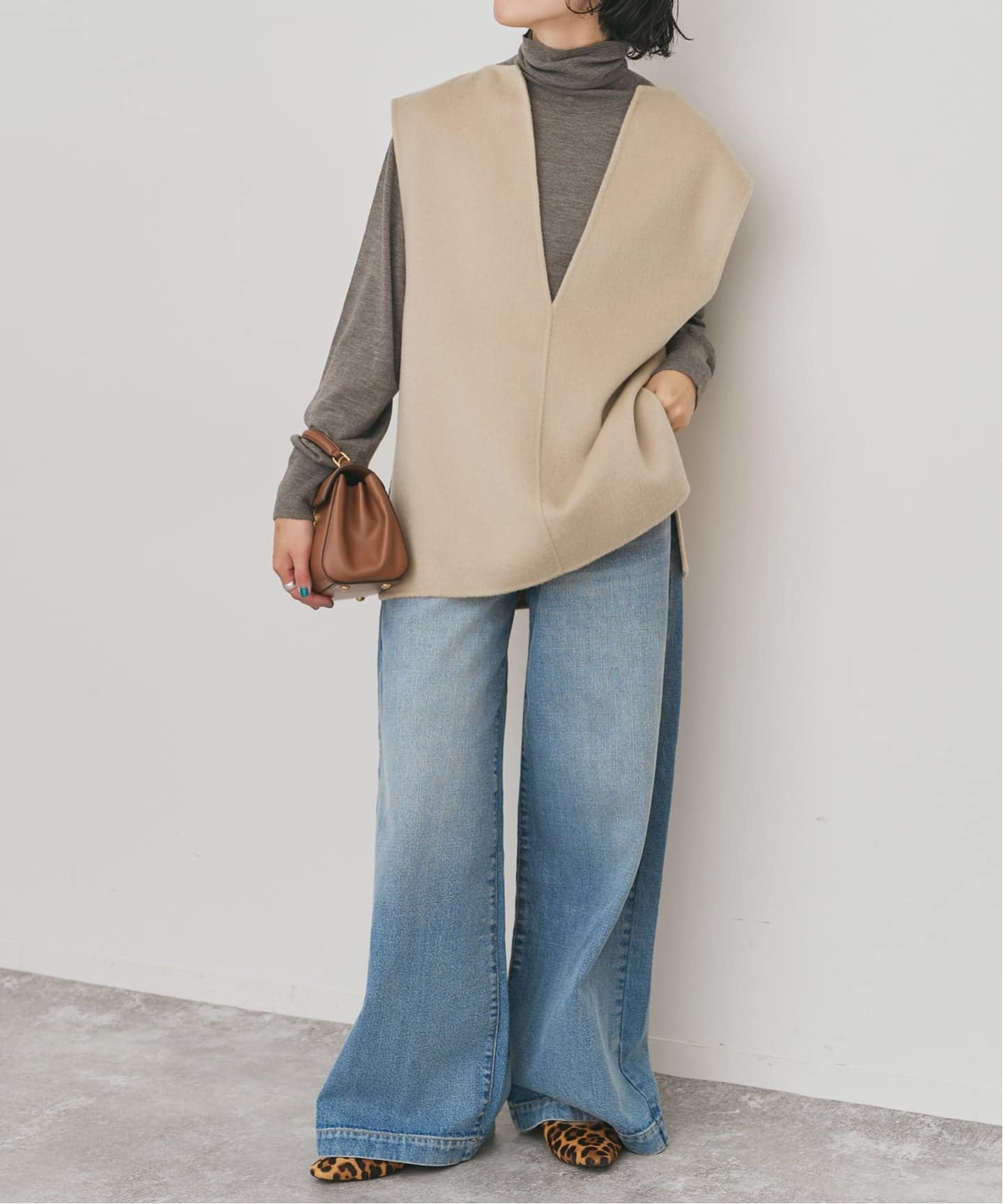 ダブルフェイスVネックベスト（ベスト）｜Spick and Span（スピック