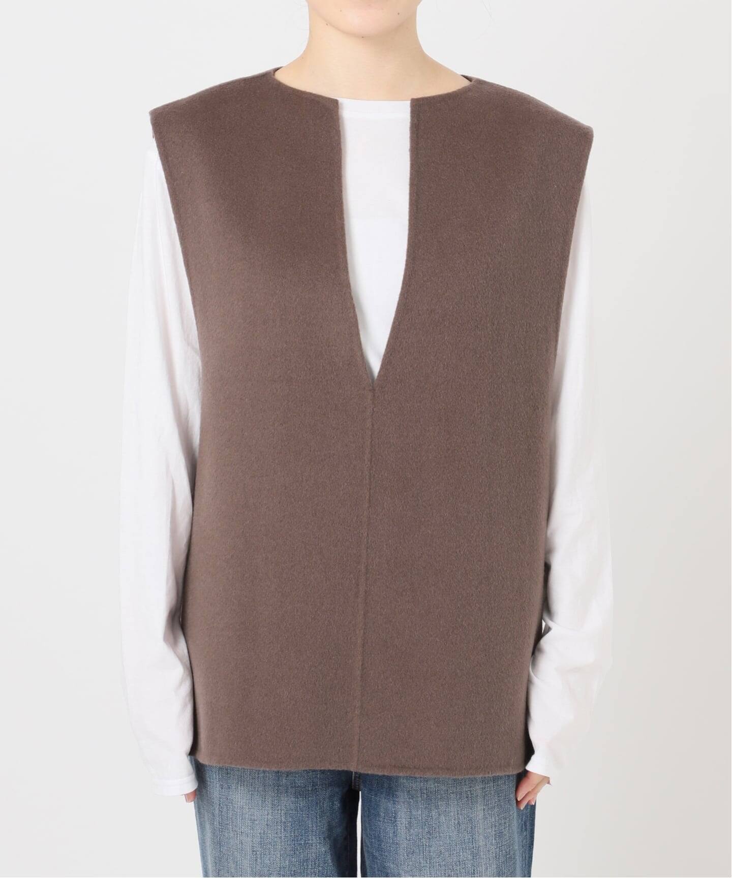 ダブルフェイスVネックベスト（ベスト）｜Spick and Span（スピック