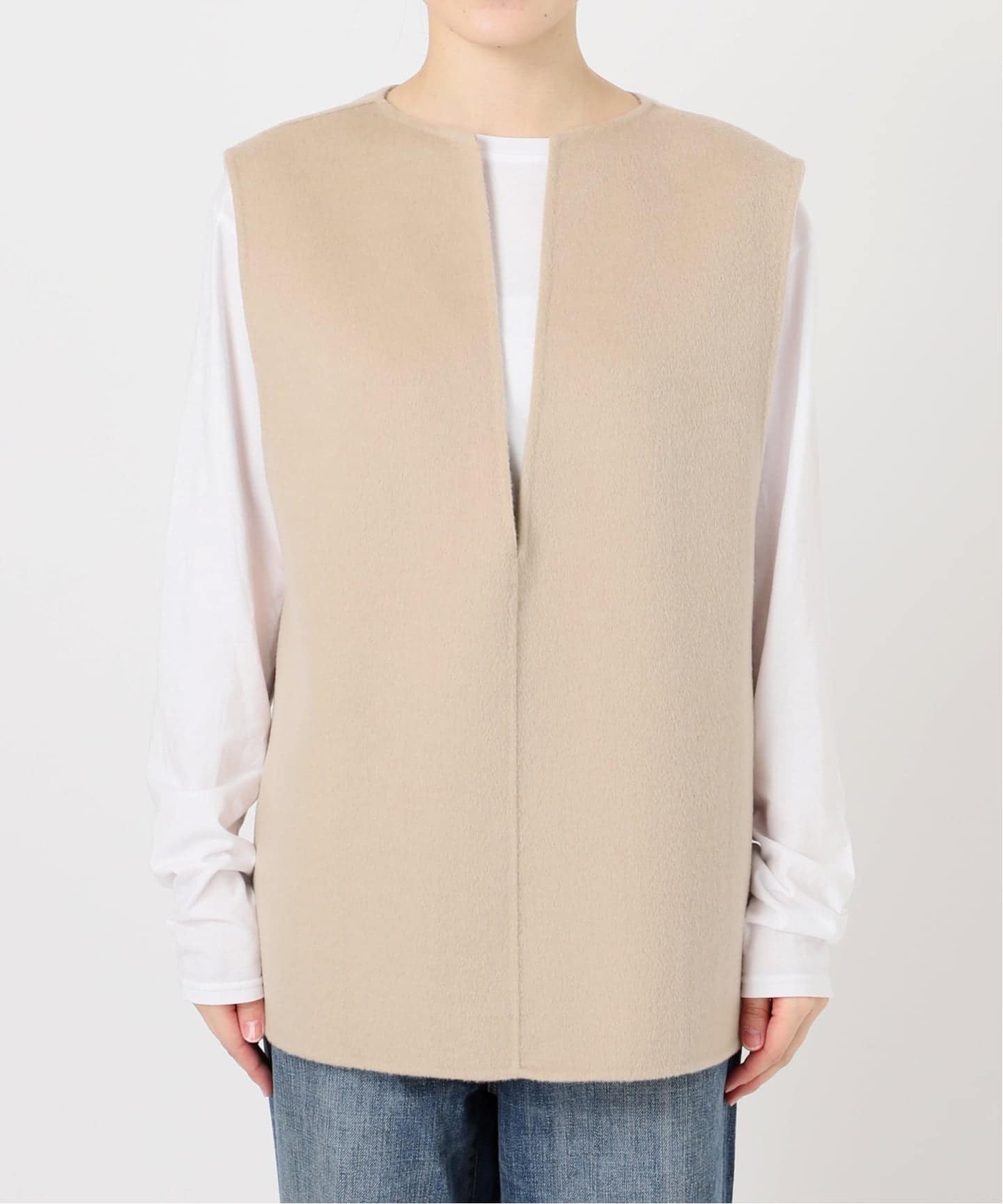 ダブルフェイスVネックベスト（ベスト）｜Spick and Span（スピック