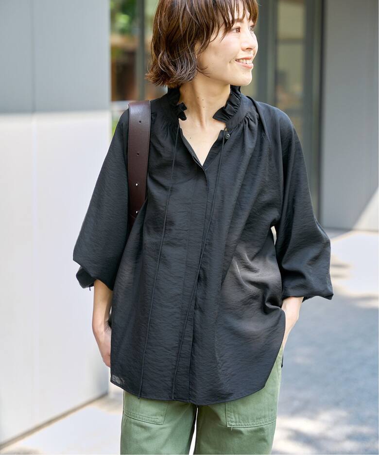 追加》ハイブリットフリルリボンブラウス（シャツ／ブラウス）｜Spick  