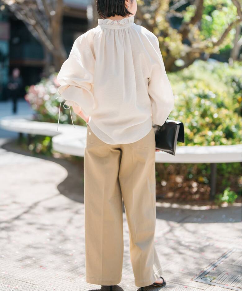 追加》ハイブリットフリルリボンブラウス（シャツ／ブラウス）｜Spick  