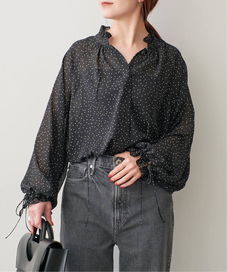 シアードットフリルリボンブラウス（シャツ／ブラウス）｜Spick and Span（スピック＆スパン）の通販｜BAYCREW'S STORE spick and span♡ハイブリットフリルリボンブラウス