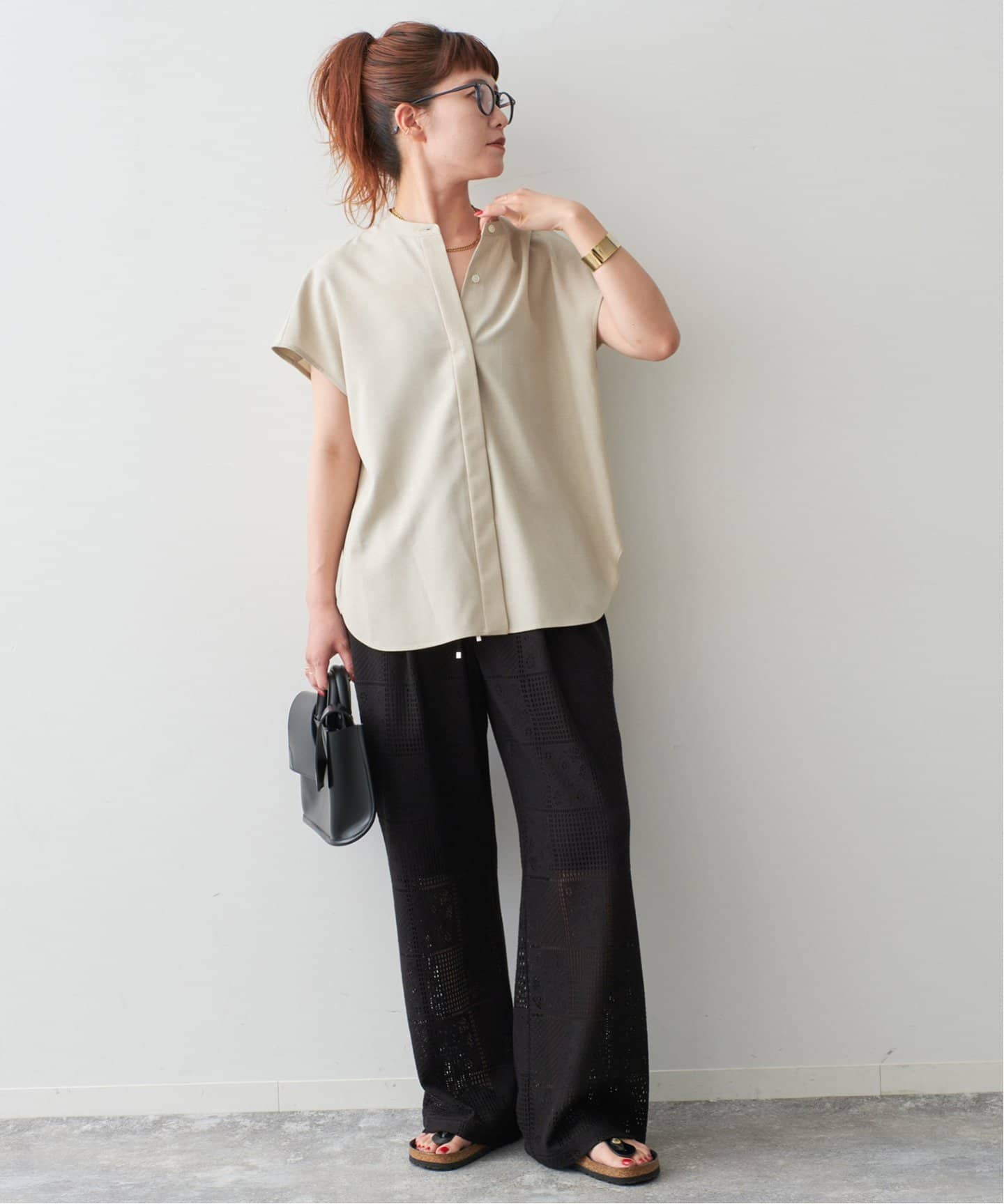 【7/11終了】新品　SpickandSpan シャンブレーフレンチシャツ 一部店舗+WEB限定》シャンブレーフレンチシャツ（シャツ