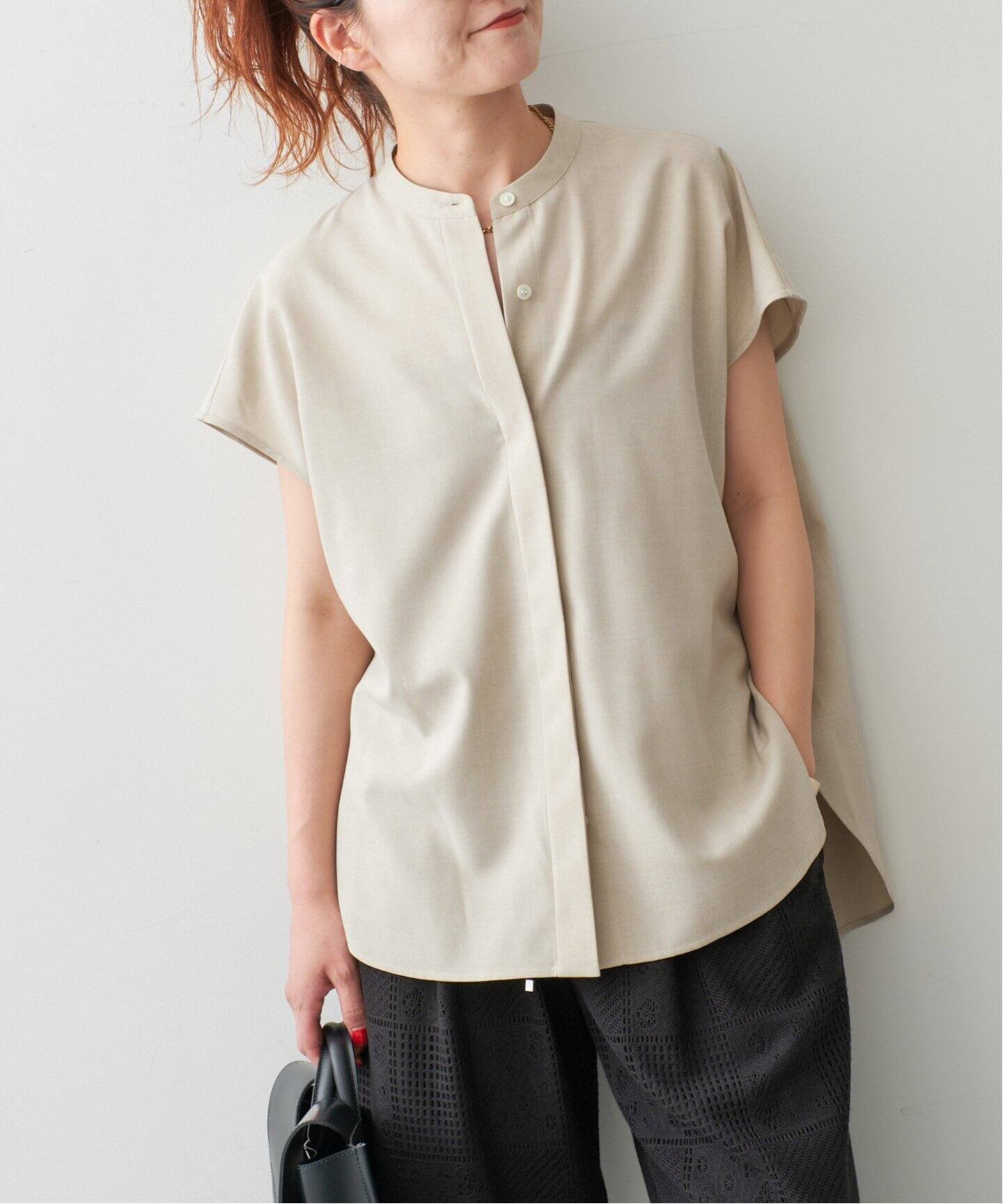 一部店舗+WEB限定》シャンブレーフレンチシャツ（シャツ／ブラウス  