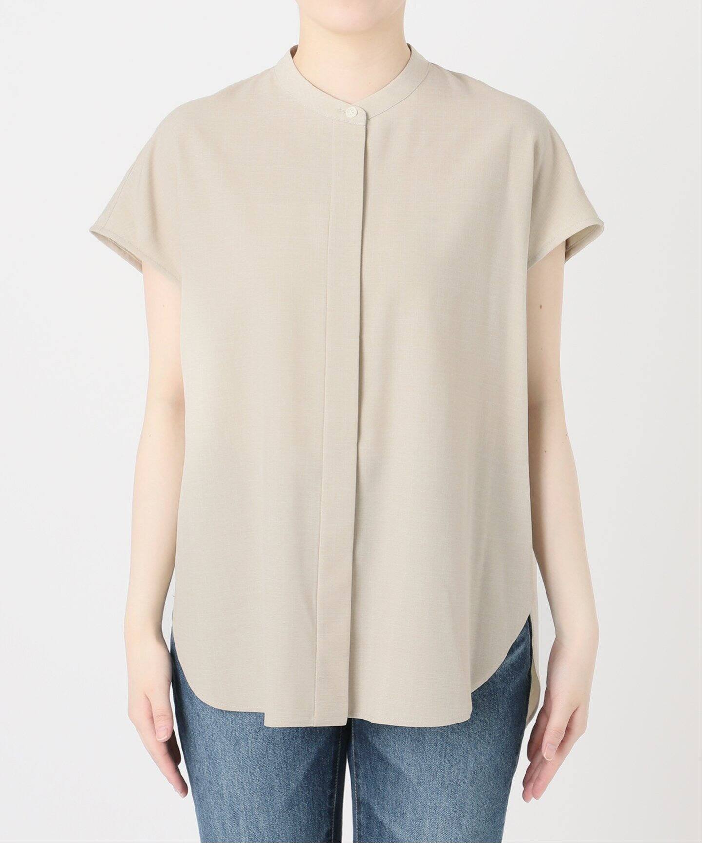 一部店舗+WEB限定》シャンブレーフレンチシャツ（シャツ／ブラウス  