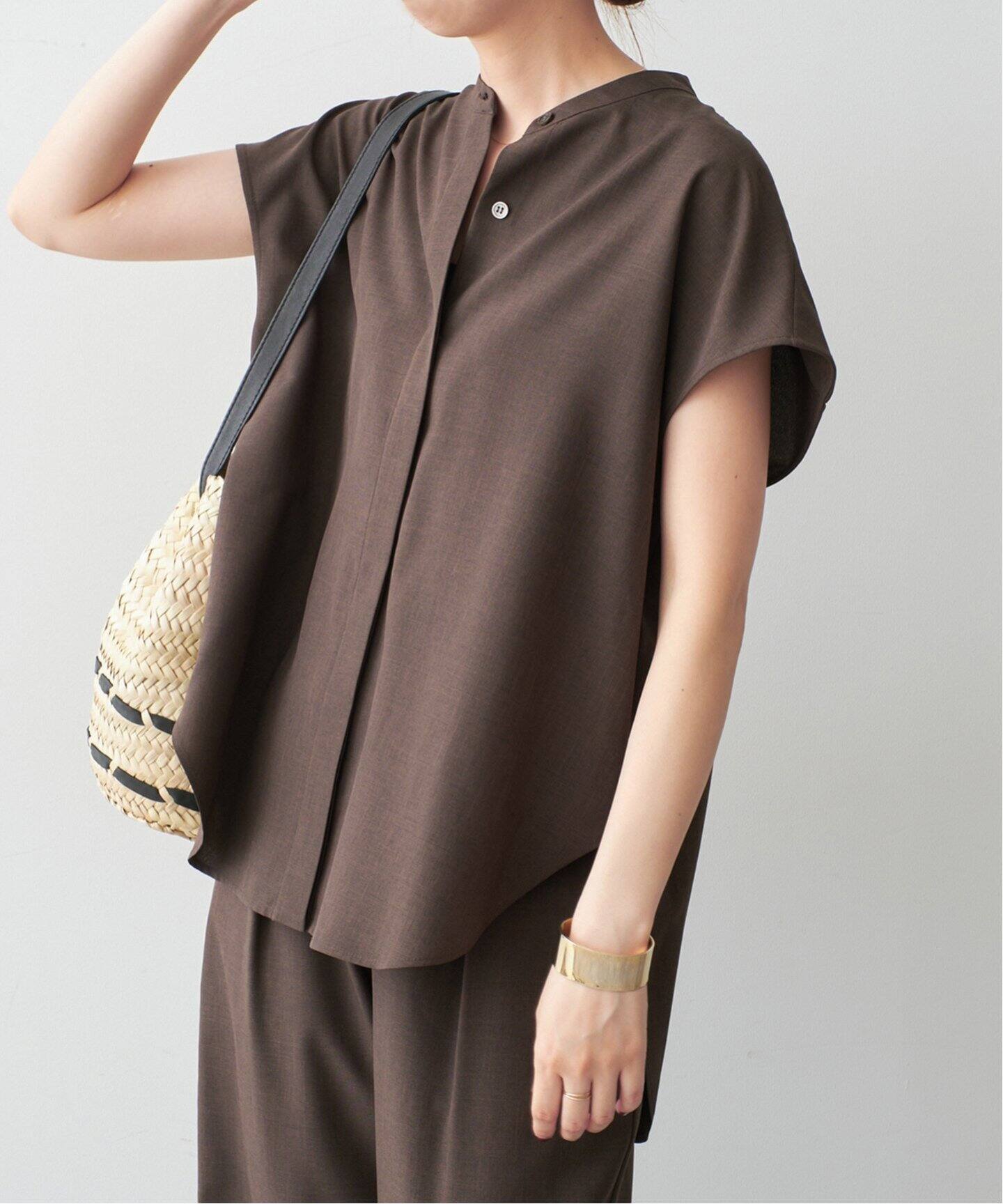 一部店舗+WEB限定》シャンブレーフレンチシャツ（シャツ／ブラウス  