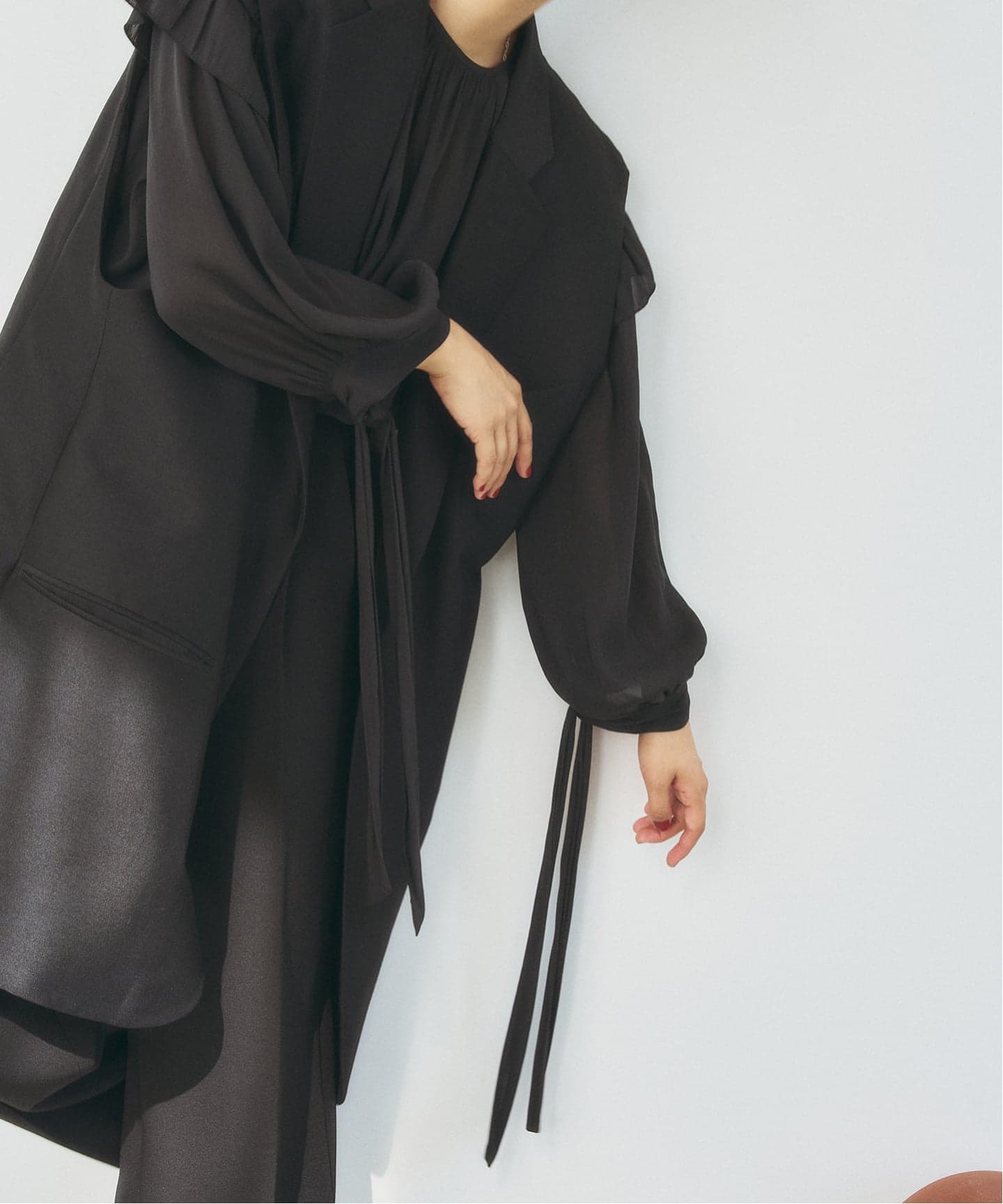 ジョーゼットショルダーフリルブラウス（シャツ／ブラウス）｜HARDY