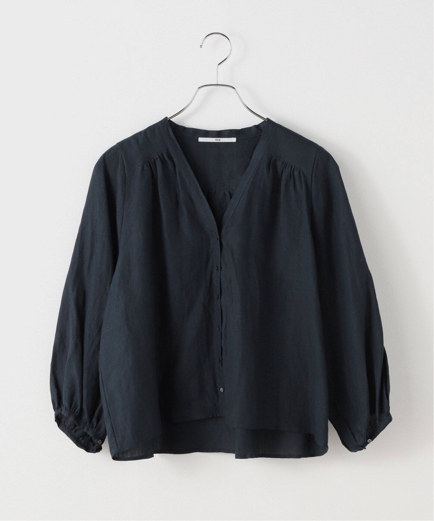 TICCA / ティッカ 別注 ギャザーパフブラウス（シャツ／ブラウス