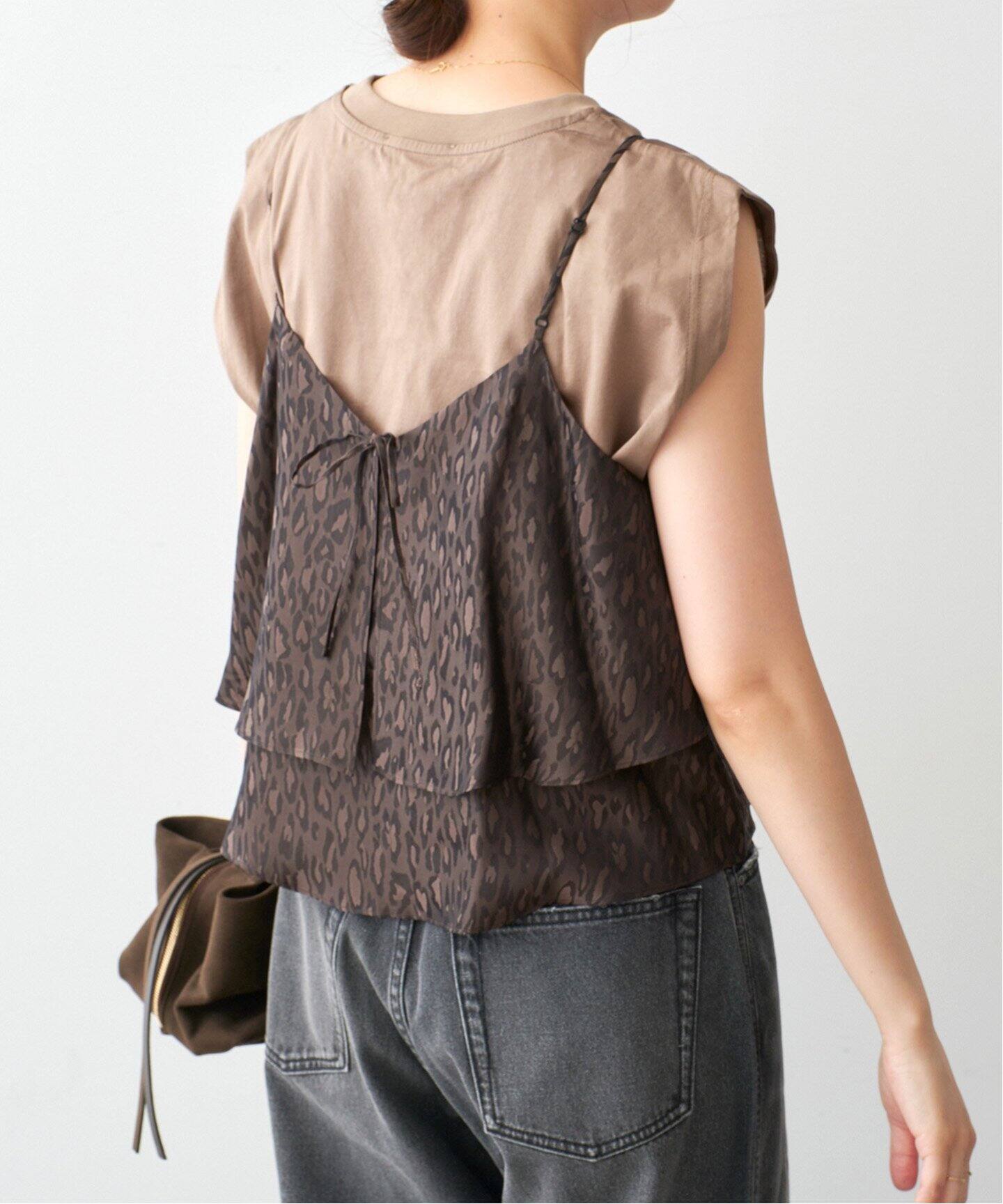 Spick and Span TICCA 2WAY レオパードビスチェ TICCA / ティッカ レオパード2wayビスチェ（キャミソール）｜Spick and