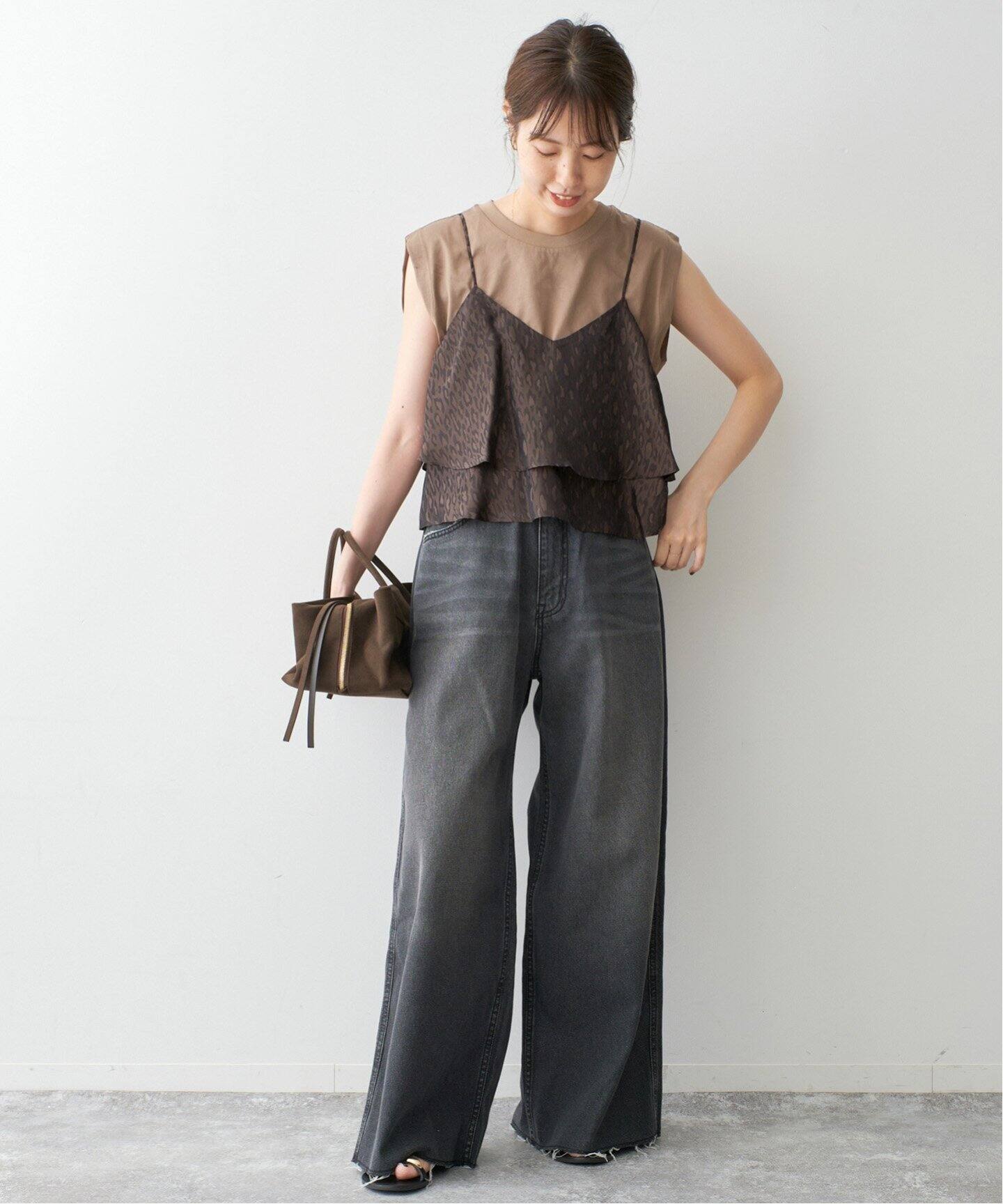 Spick and Span TICCA 2WAY レオパードビスチェ TICCA / ティッカ レオパード2wayビスチェ（キャミソール